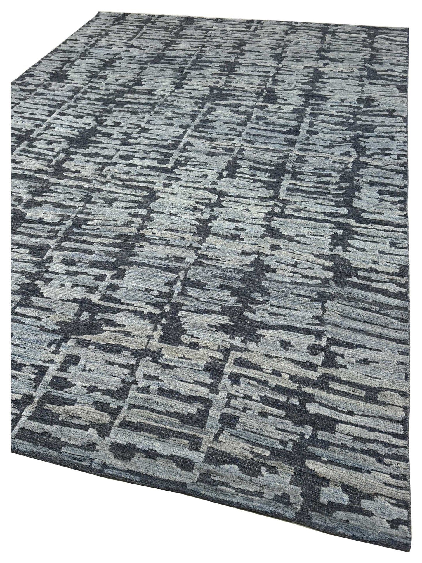 Artisan Harmony  Lt.Blue Blue Contemporary Knotted Rug