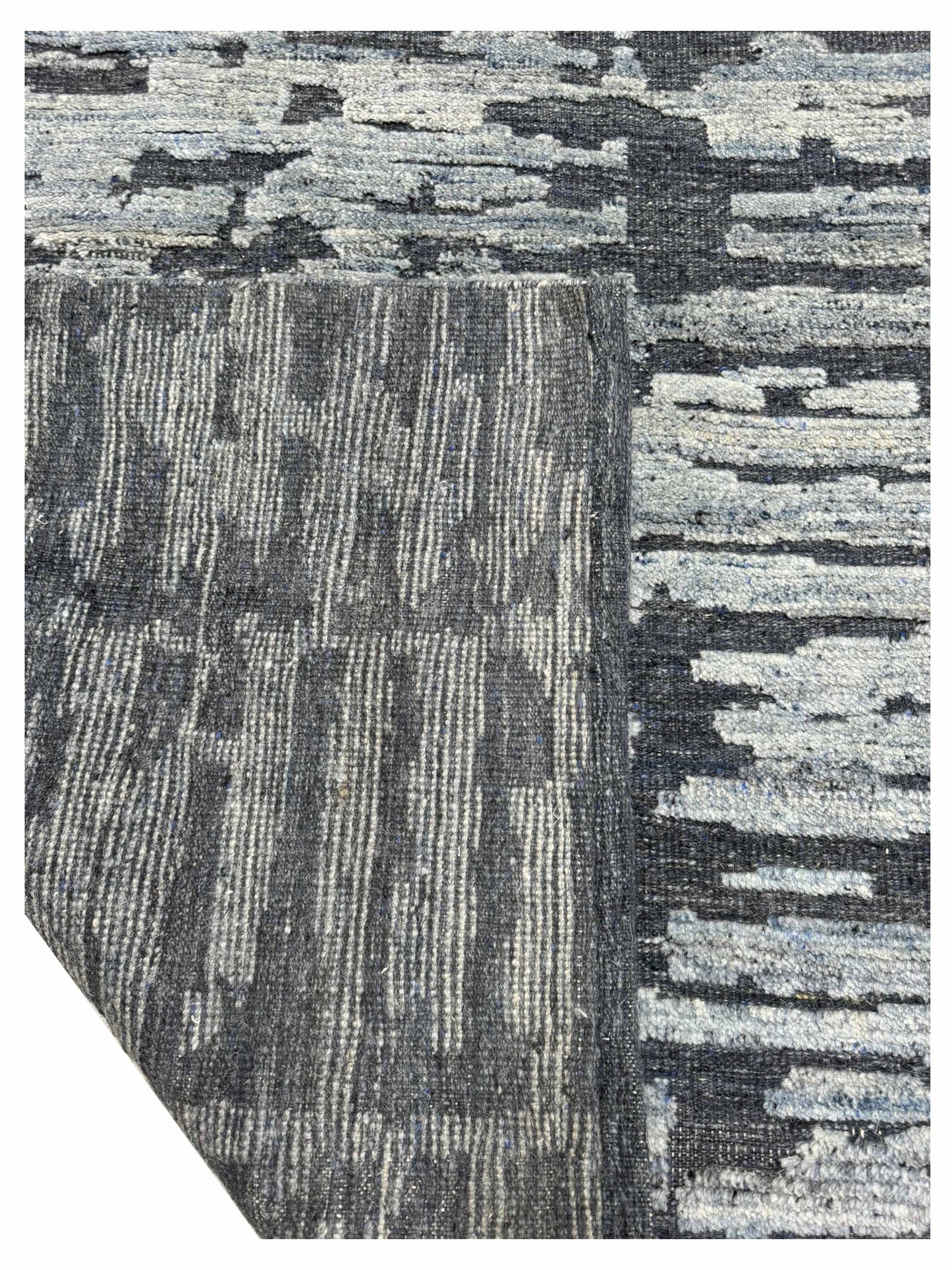 Artisan Harmony  Lt.Blue Blue Contemporary Knotted Rug