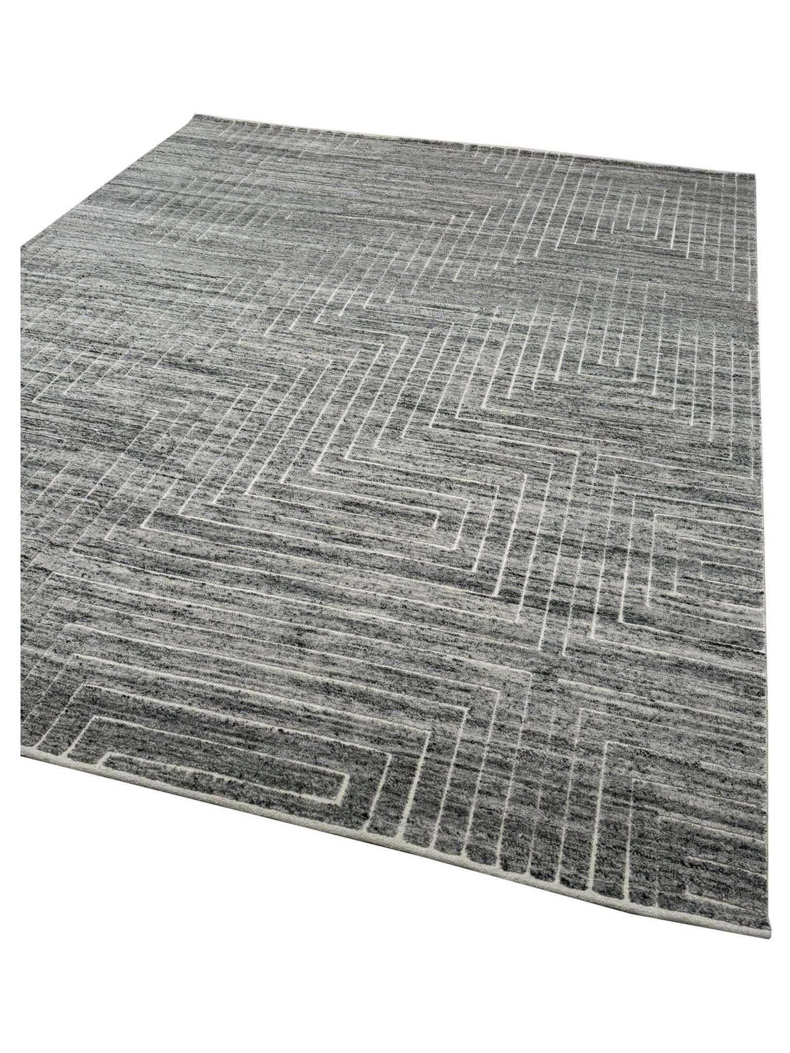 Artisan Harmony Fogg Grey Contemporary Knotted Rug - Rugs - Artisan - Atlanta Designer Rugs