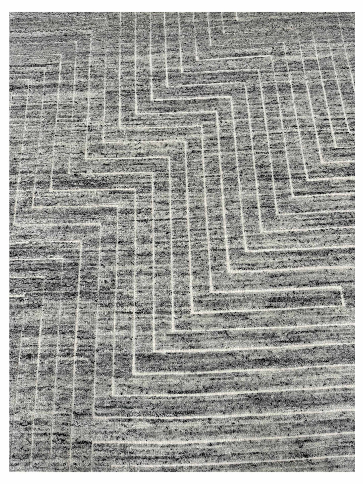 Artisan Harmony Fogg Grey Contemporary Knotted Rug - Rugs - Artisan - Atlanta Designer Rugs