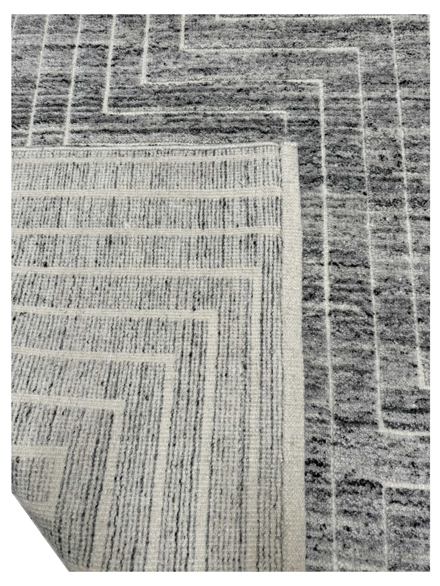 Artisan Harmony Fogg Grey Contemporary Knotted Rug - Rugs - Artisan - Atlanta Designer Rugs