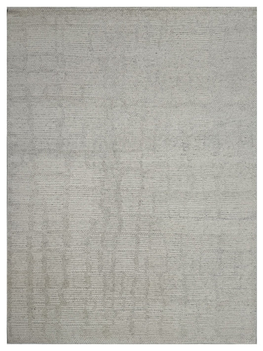 Artisan Harmony White White Contemporary Knotted Rug - Rugs - Artisan - Atlanta Designer Rugs