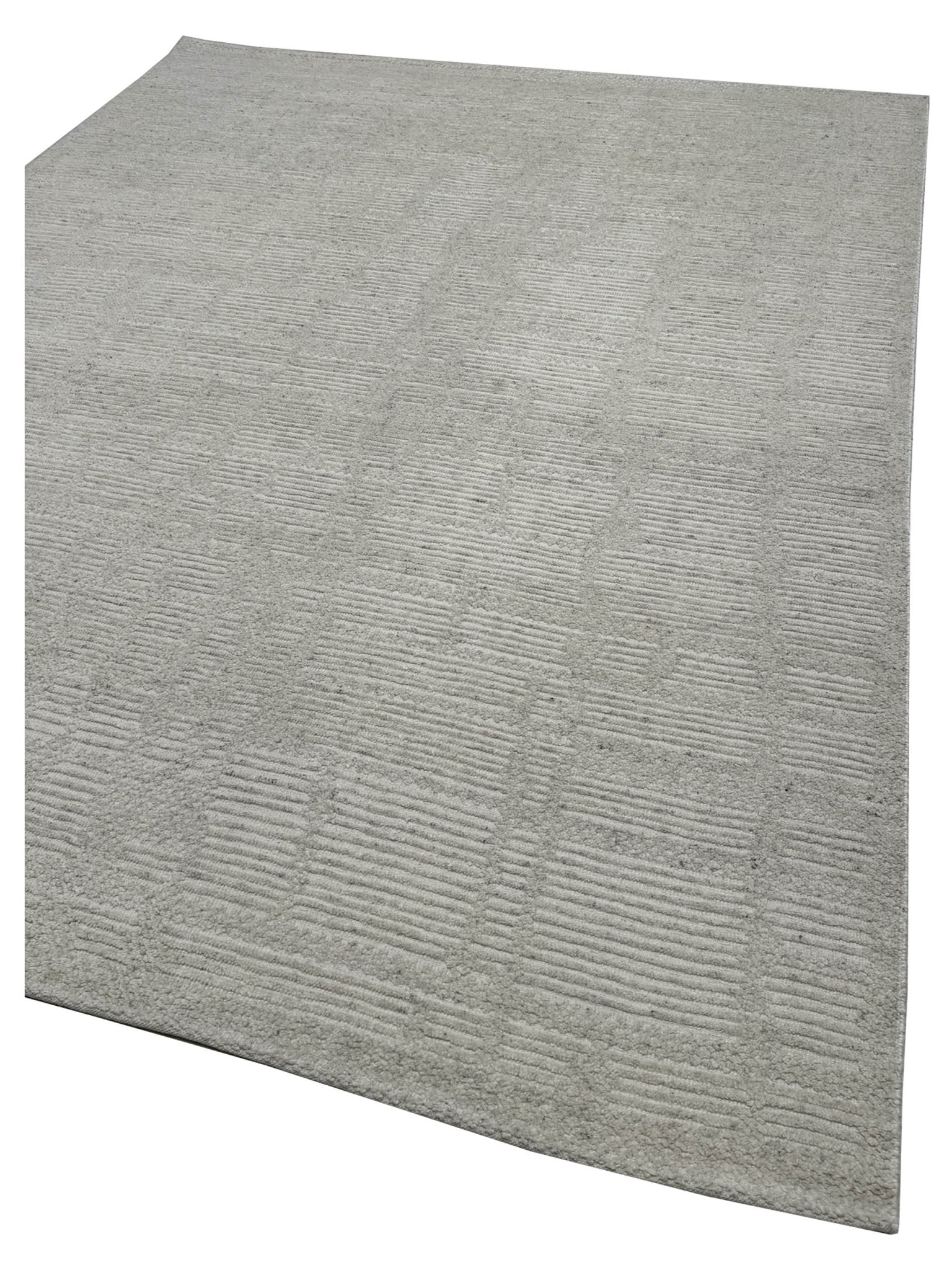 Artisan Harmony White White Contemporary Knotted Rug - Rugs - Artisan - Atlanta Designer Rugs