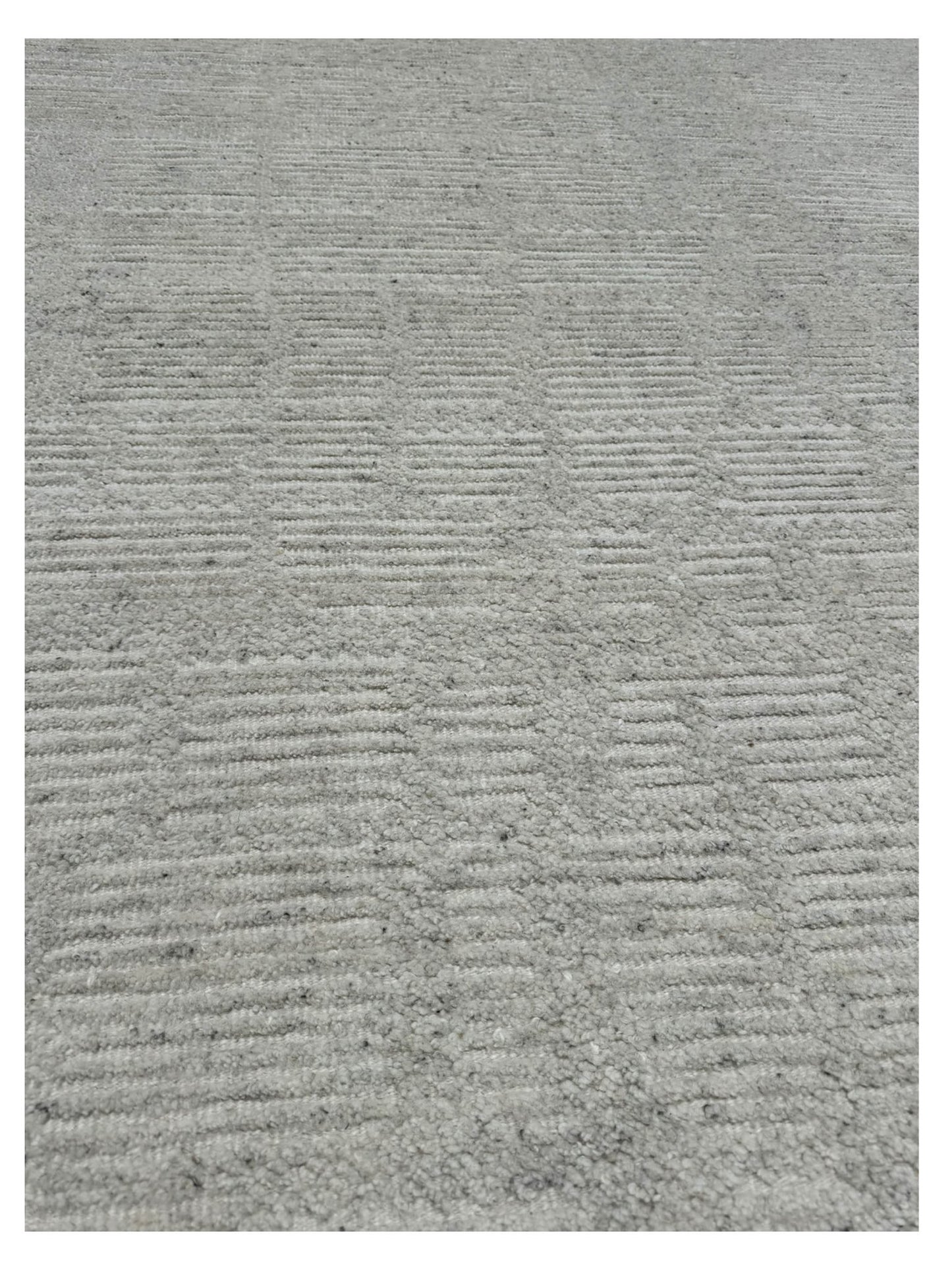 Artisan Harmony White White Contemporary Knotted Rug - Rugs - Artisan - Atlanta Designer Rugs