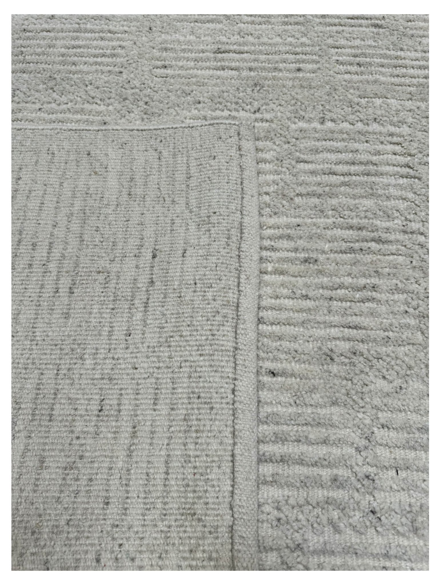 Artisan Harmony White White Contemporary Knotted Rug - Rugs - Artisan - Atlanta Designer Rugs