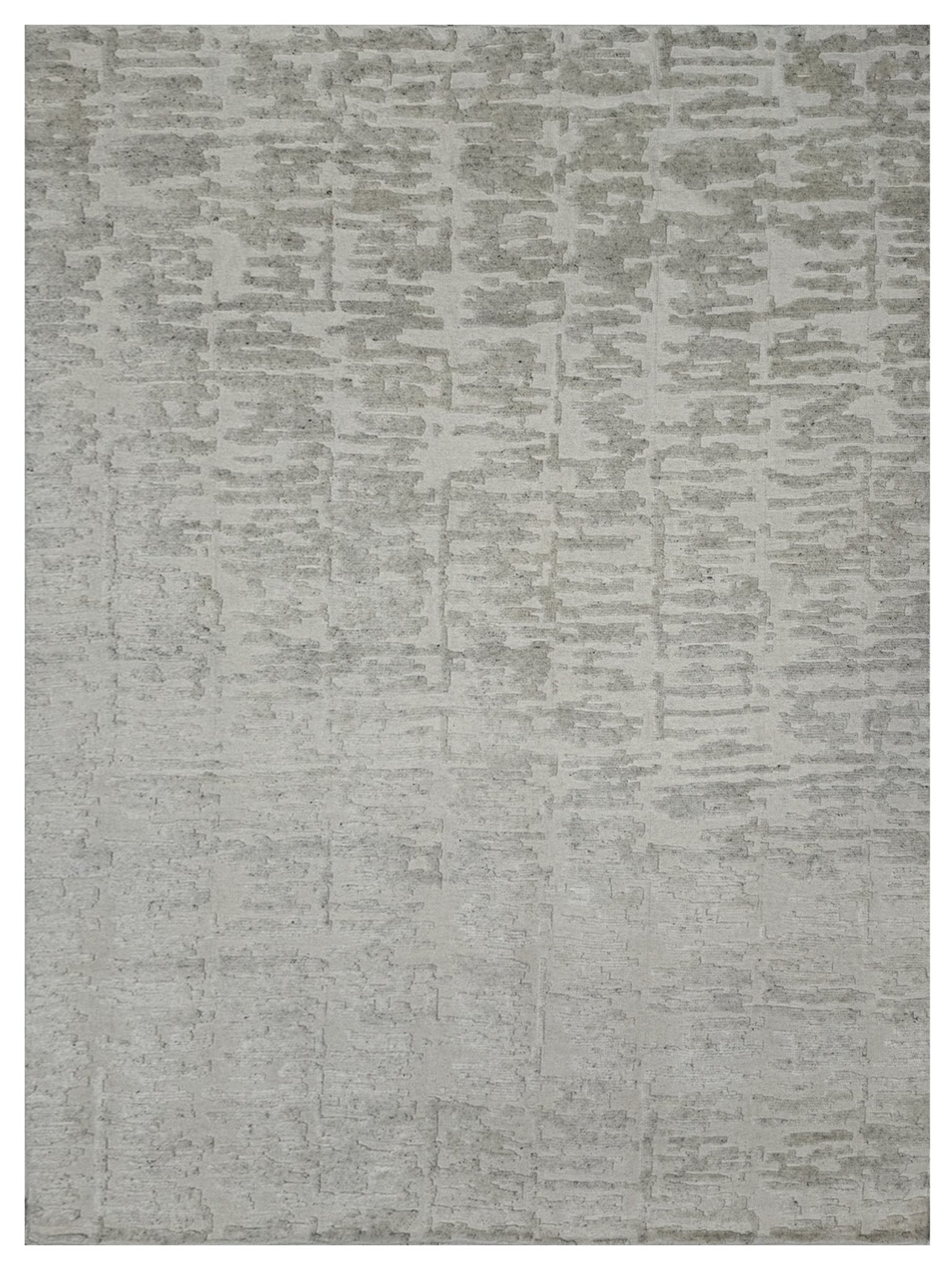 Artisan Harmony White White Contemporary Knotted Rug - Rugs - Artisan - Atlanta Designer Rugs