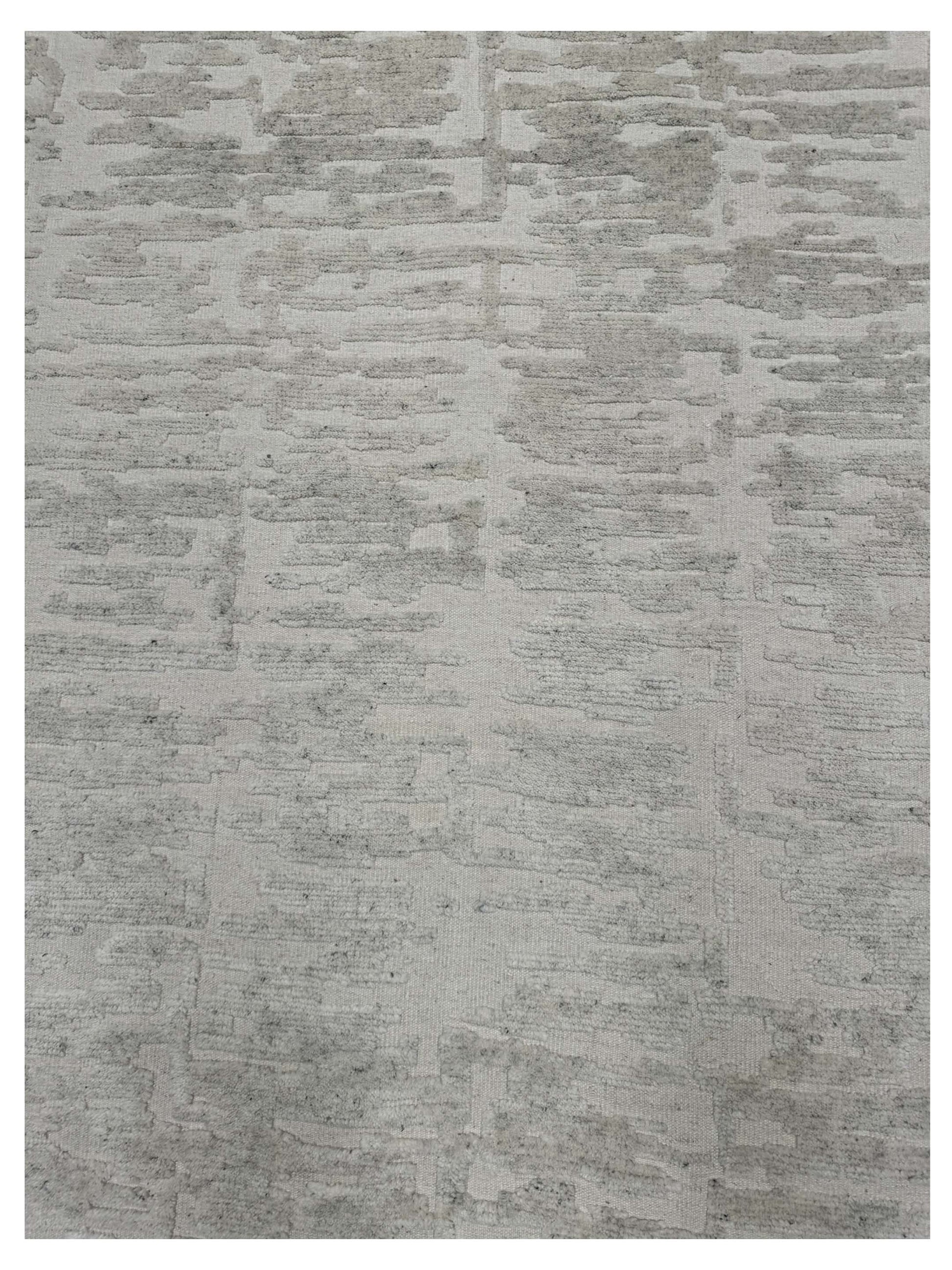 Artisan Harmony White White Contemporary Knotted Rug - Rugs - Artisan - Atlanta Designer Rugs