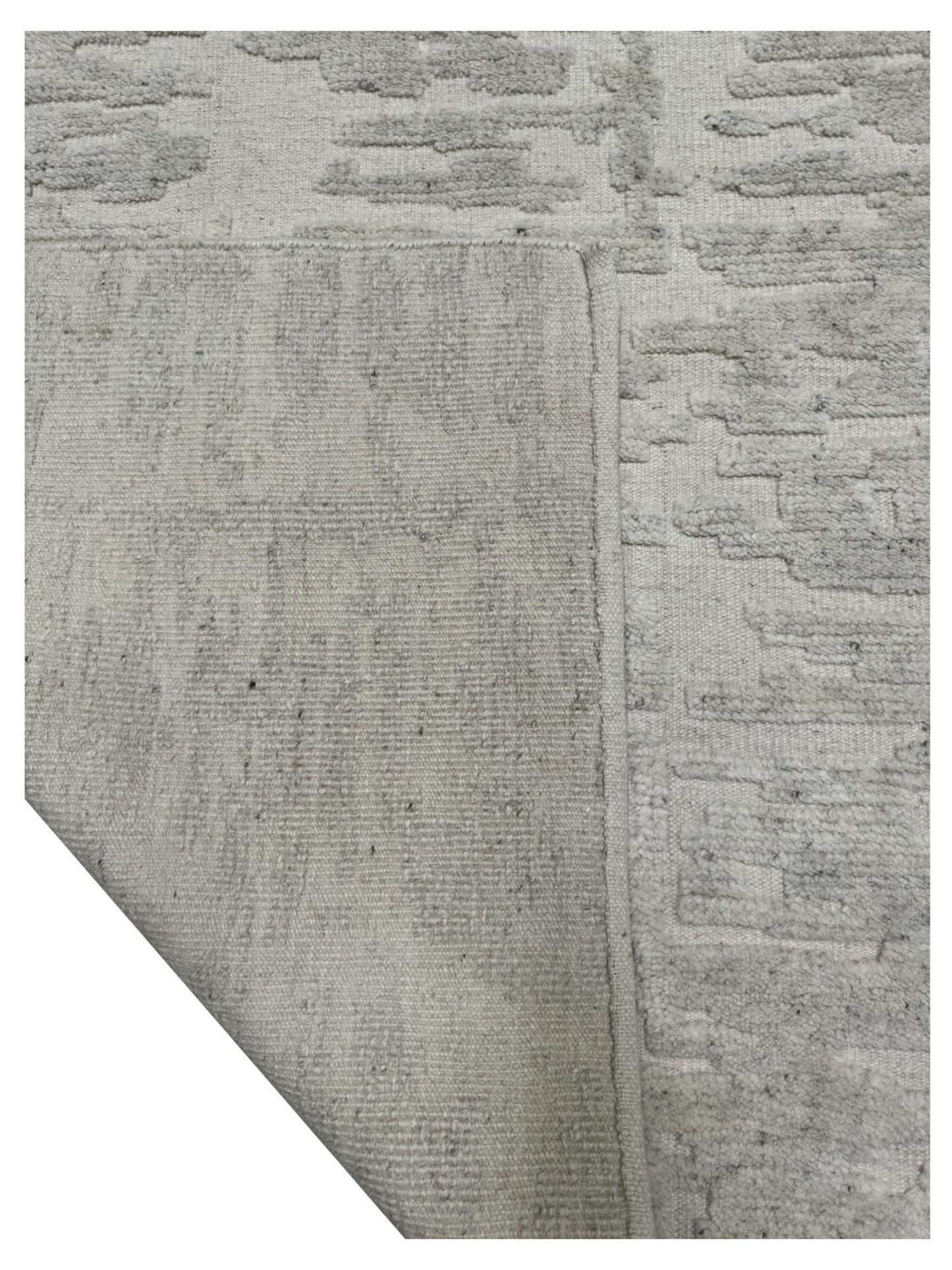 Artisan Harmony White White Contemporary Knotted Rug - Rugs - Artisan - Atlanta Designer Rugs