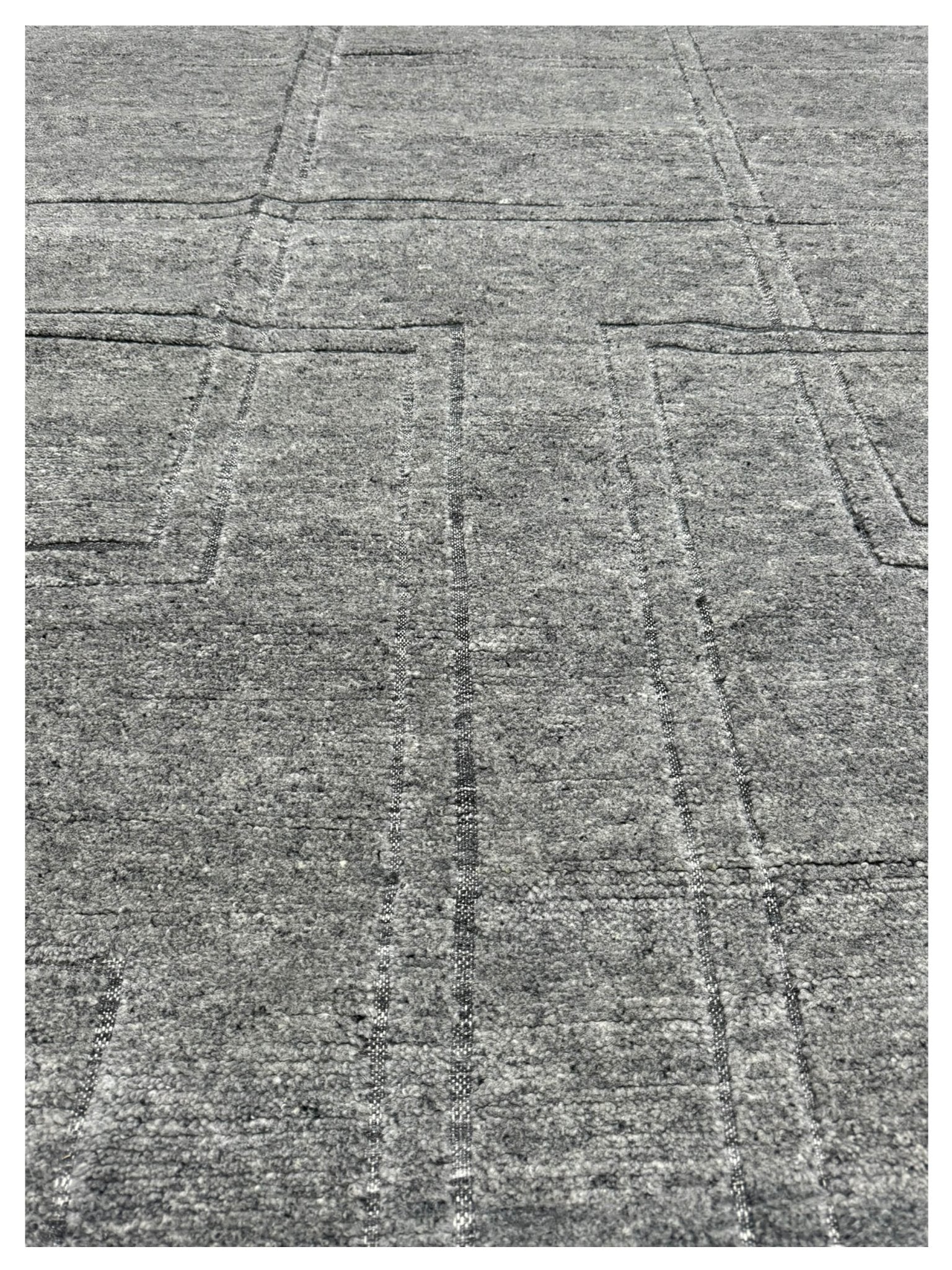 Artisan Harmony Grey Grey Contemporary Knotted Rug - Rugs - Artisan - Atlanta Designer Rugs