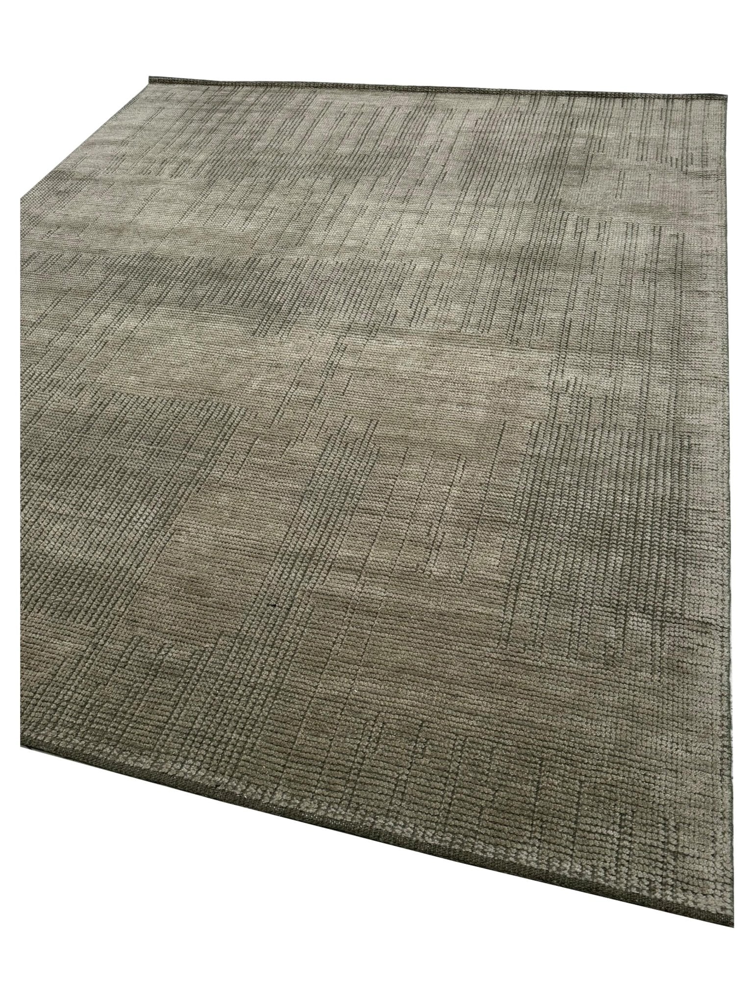 Artisan Harmony Lt. Green Contemporary Knotted Rug - Rugs - Artisan - Atlanta Designer Rugs