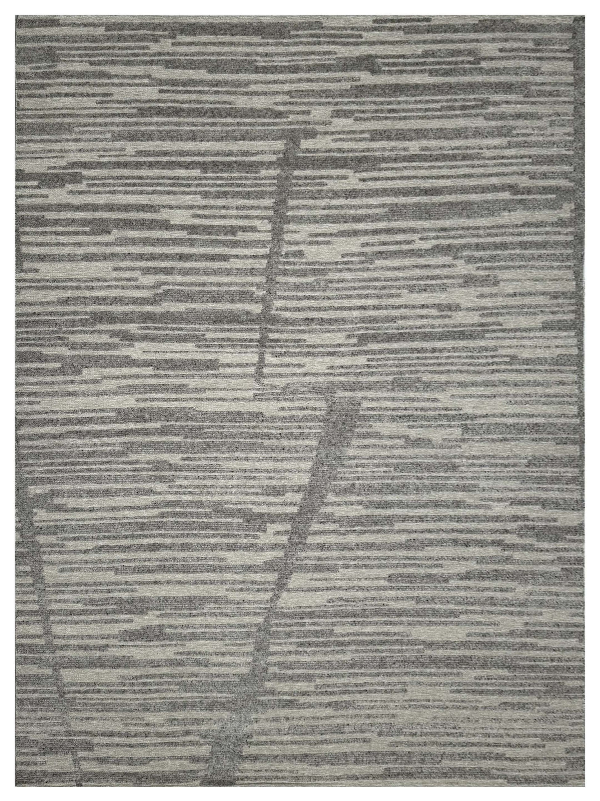 Artisan Harmony Grey White Contemporary Knotted Rug - Rugs - Artisan - Atlanta Designer Rugs