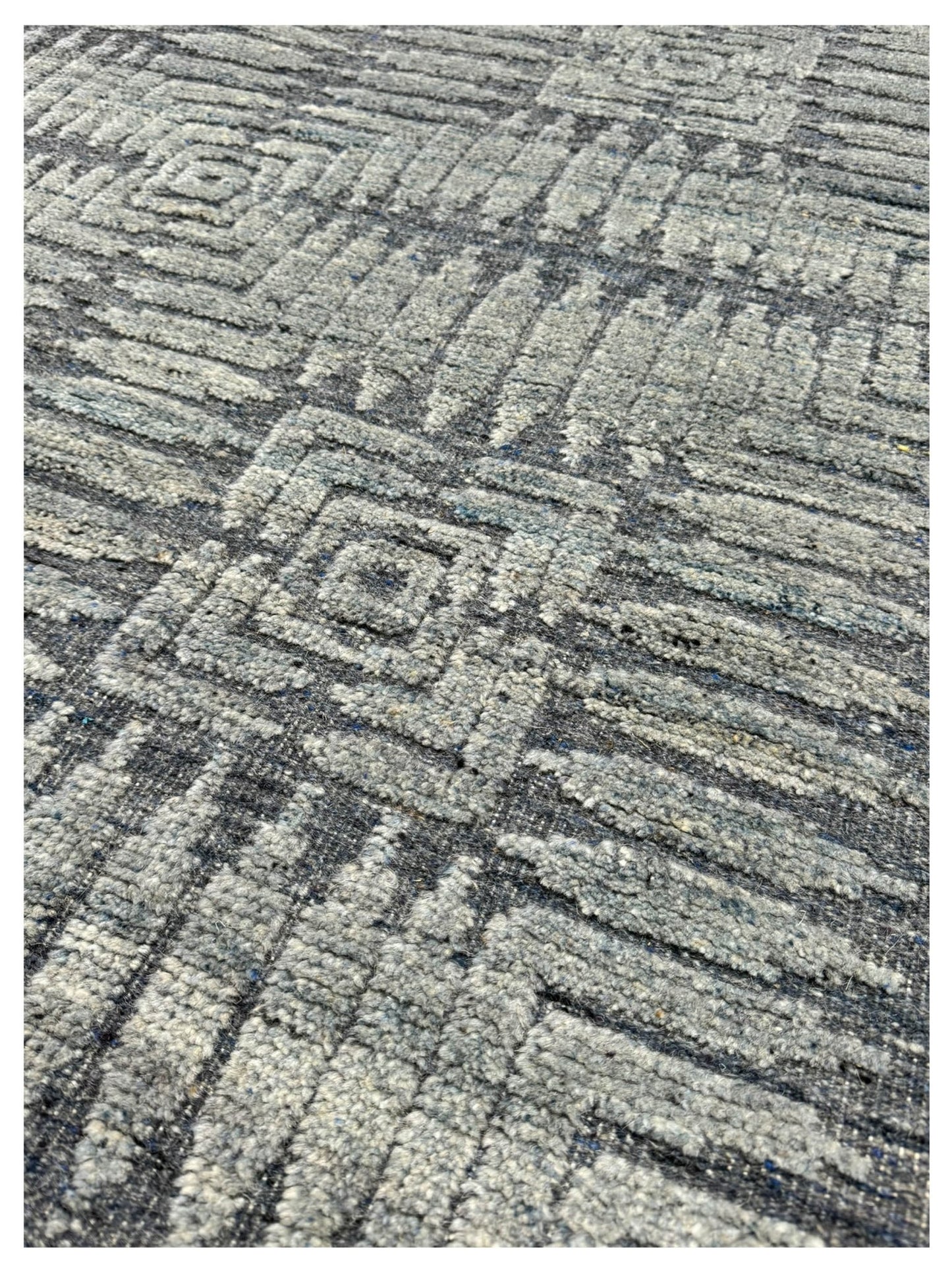 Artisan Harmony Lt.Blue Blue Contemporary Knotted Rug - Rugs - Artisan - Atlanta Designer Rugs