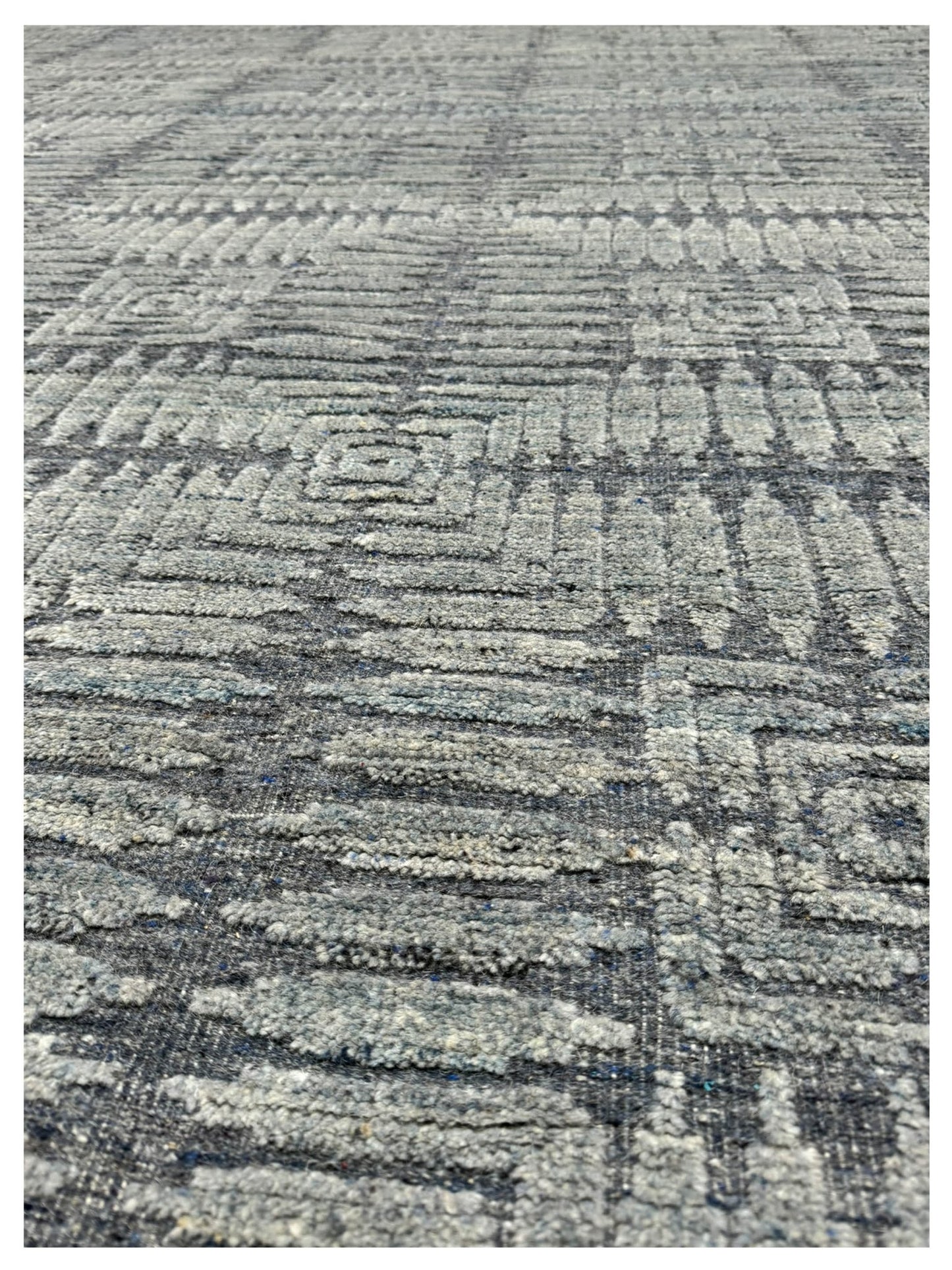 Artisan Harmony Lt.Blue Blue Contemporary Knotted Rug - Rugs - Artisan - Atlanta Designer Rugs