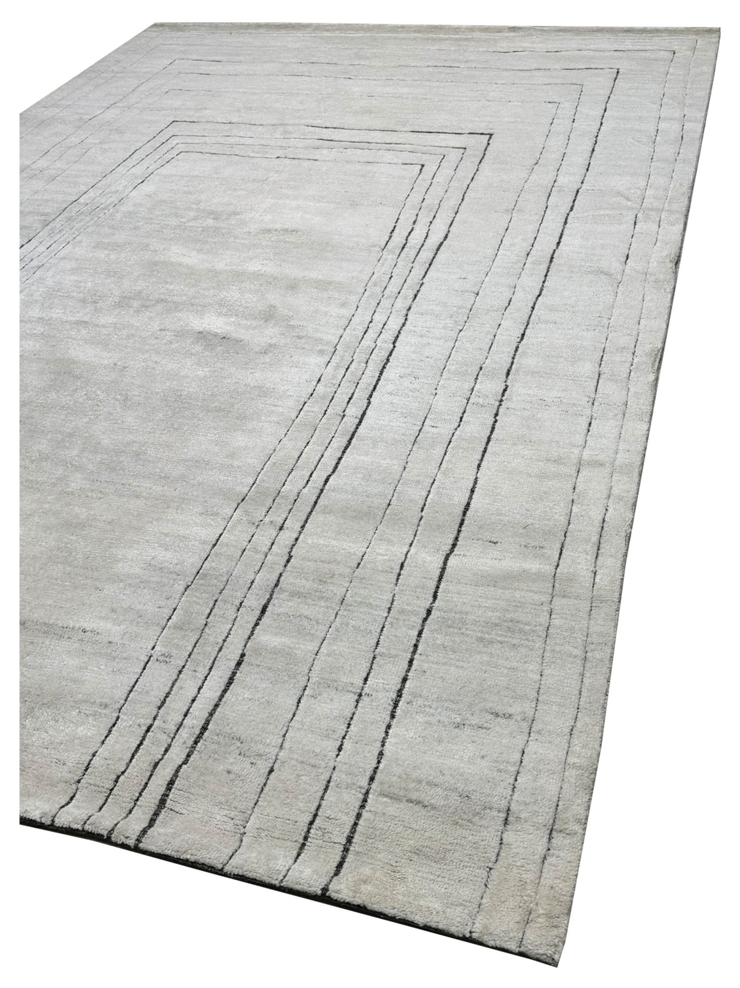 Artisan Harmony Ivory Contemporary Knotted Rug - Rugs - Artisan - Atlanta Designer Rugs