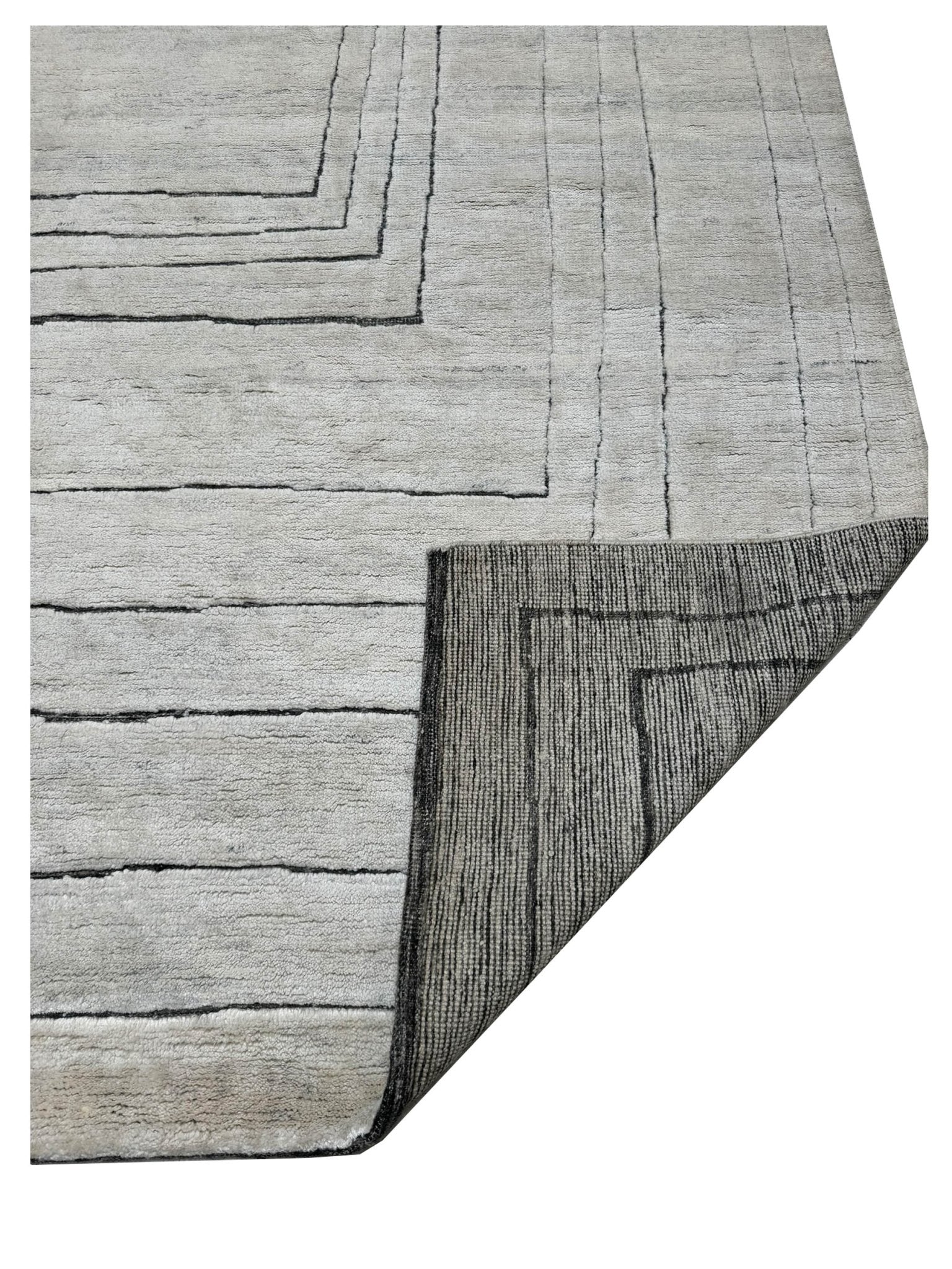 Artisan Harmony Ivory Contemporary Knotted Rug - Rugs - Artisan - Atlanta Designer Rugs