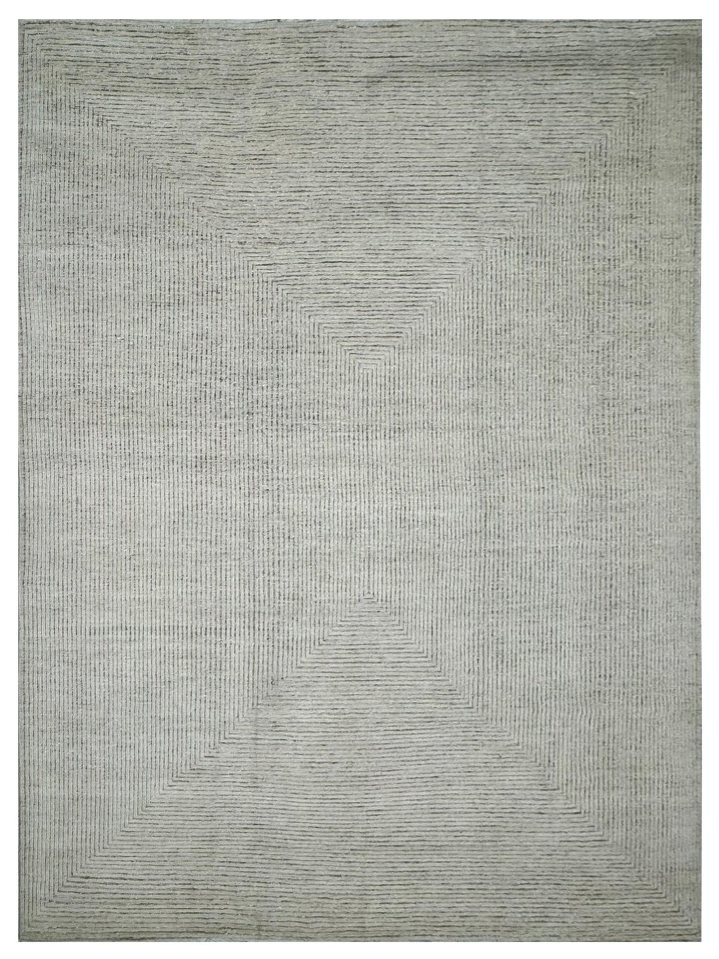 Artisan Harmony White Grey Contemporary Knotted Rug - Rugs - Artisan - Atlanta Designer Rugs