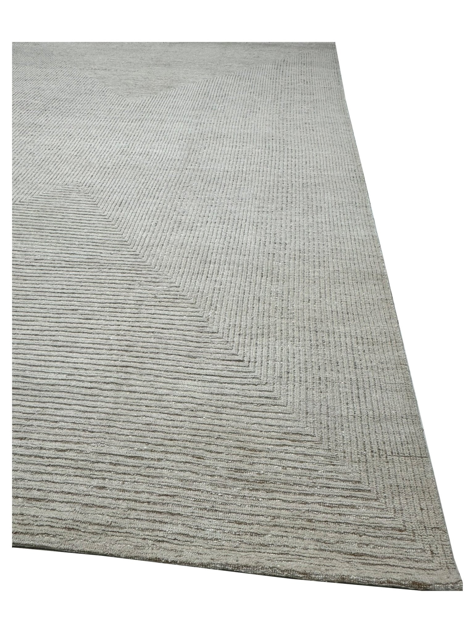 Artisan Harmony White Grey Contemporary Knotted Rug - Rugs - Artisan - Atlanta Designer Rugs