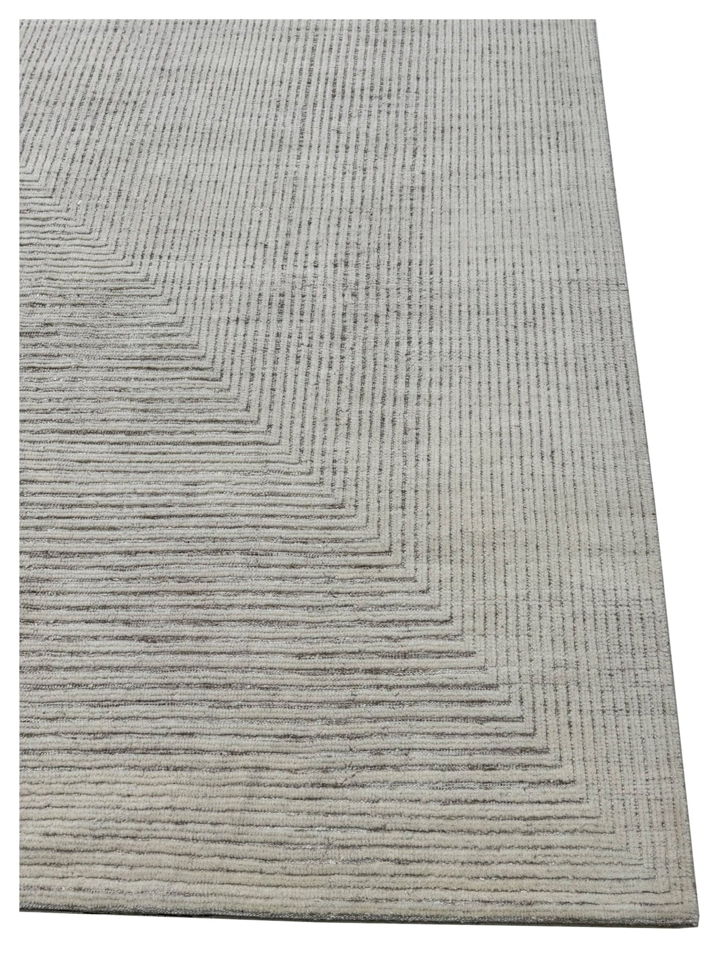 Artisan Harmony White Grey Contemporary Knotted Rug - Rugs - Artisan - Atlanta Designer Rugs