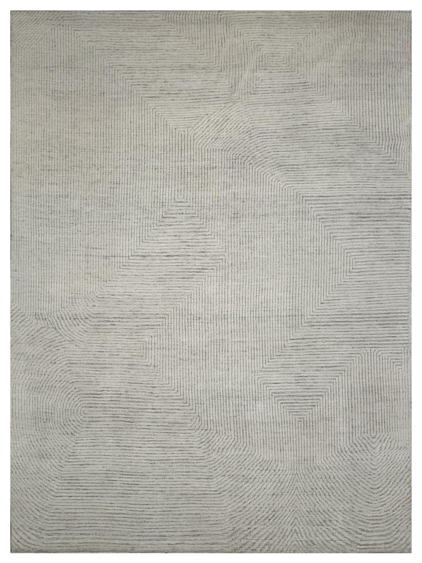 Artisan Harmony Ivory Beige Contemporary Knotted Rug - Rugs - Artisan - Atlanta Designer Rugs