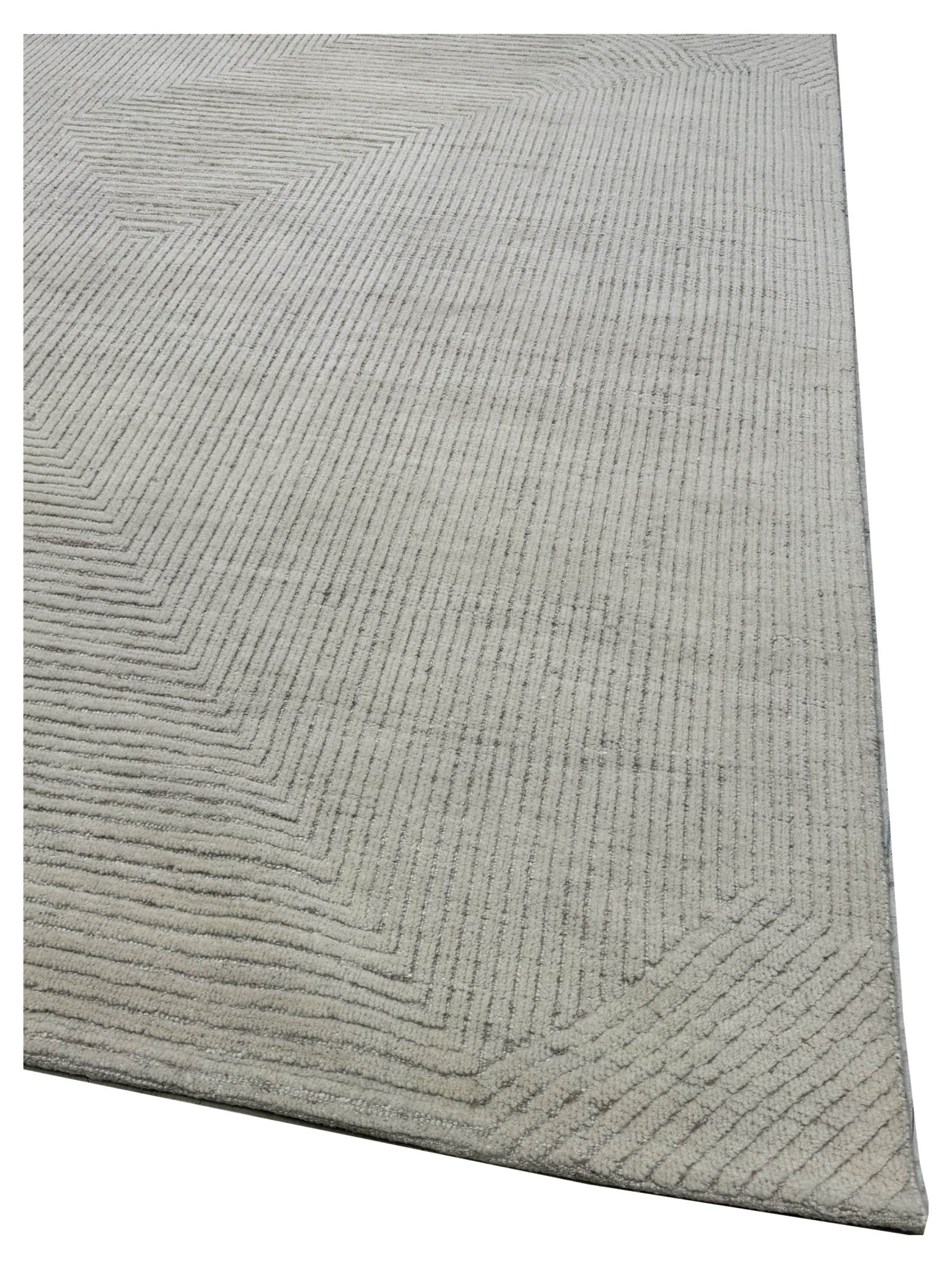 Artisan Harmony Ivory Beige Contemporary Knotted Rug - Rugs - Artisan - Atlanta Designer Rugs