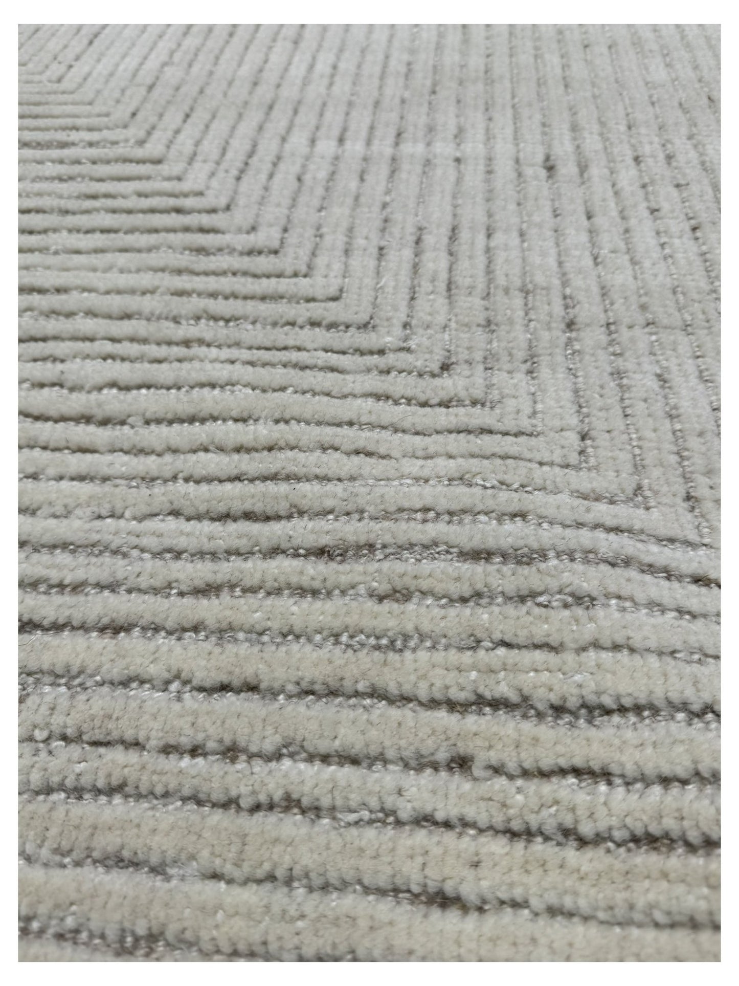 Artisan Harmony Ivory Beige Contemporary Knotted Rug - Rugs - Artisan - Atlanta Designer Rugs