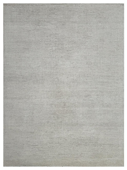 Artisan Harmony Ivory Beige Contemporary Knotted Rug - Rugs - Artisan - Atlanta Designer Rugs