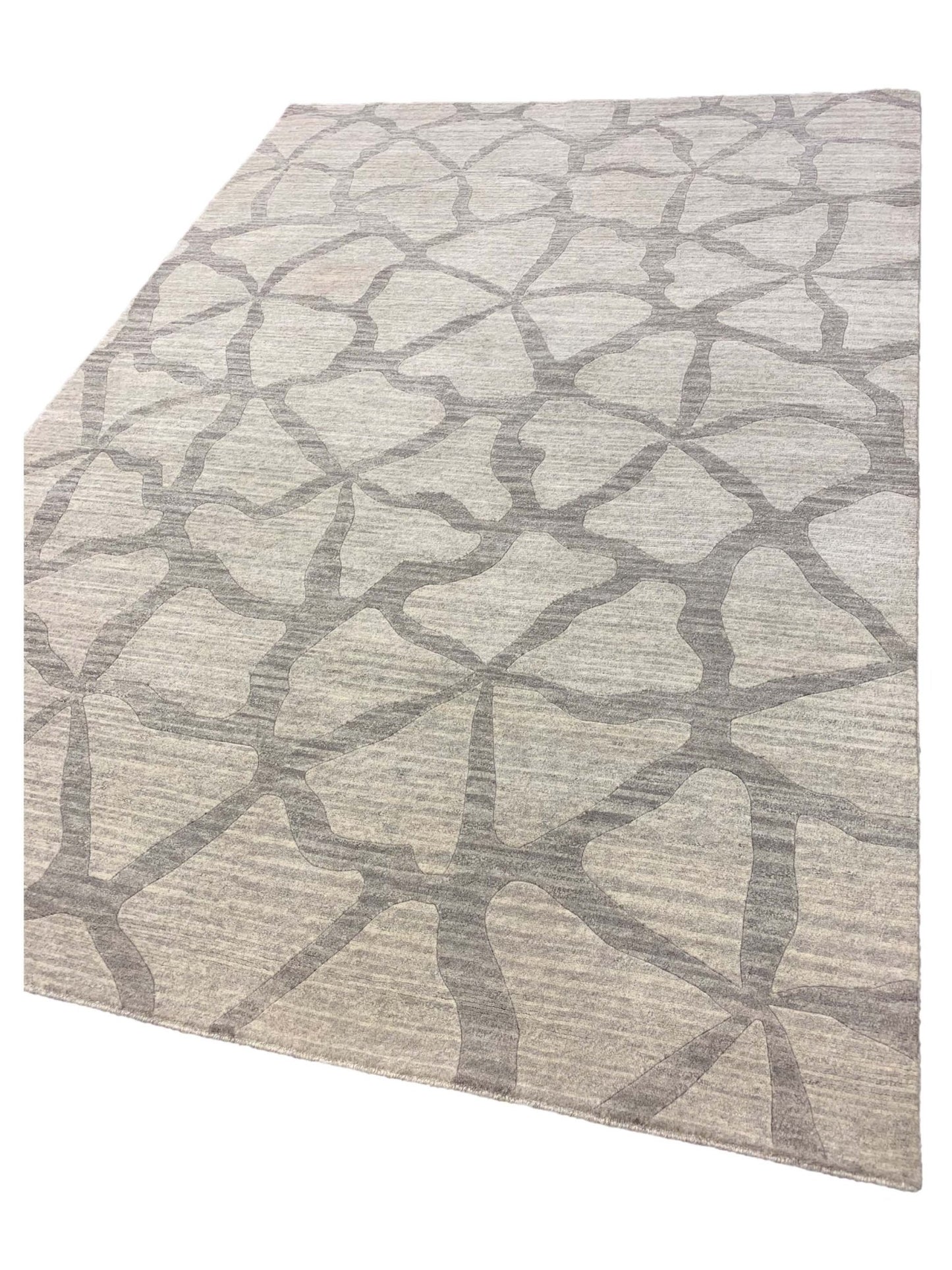 Artisan Teresa Beige Contemporary Knotted Rug - Rugs - Artisan - Atlanta Designer Rugs