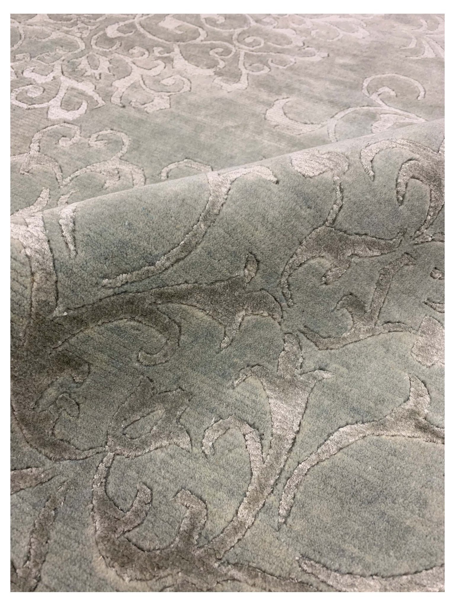 Artisan Teresa Sage Contemporary Knotted Rug - Rugs - Artisan - Atlanta Designer Rugs