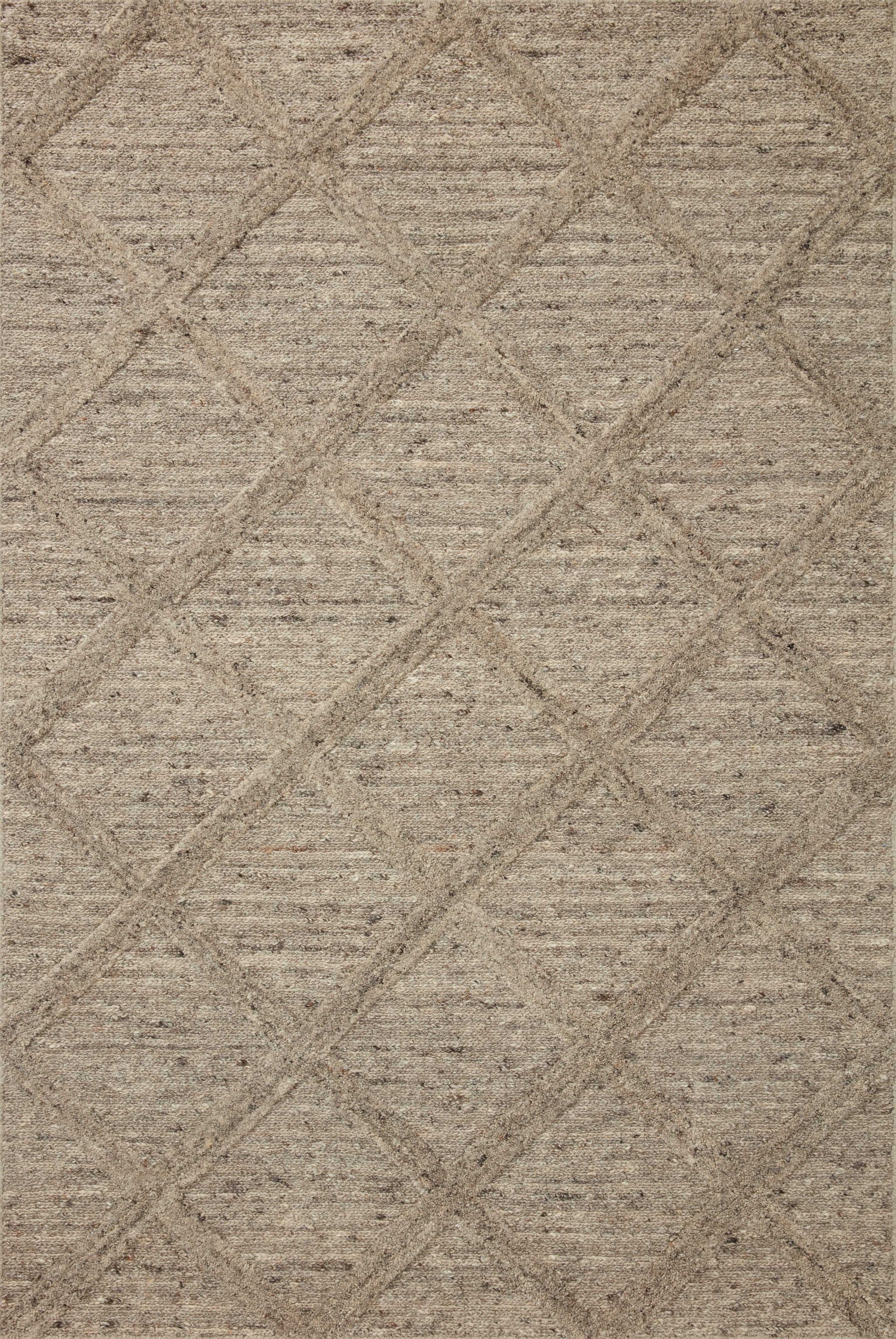 Magnolia Home Hunter HUN-01 Dove Contemporary Hand Tufted Rug