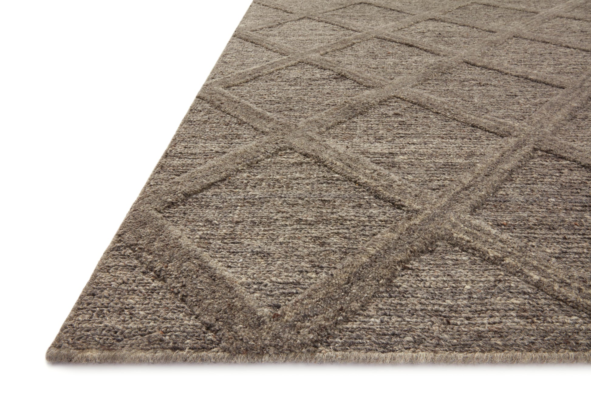 Magnolia Home Hunter HUN-01 Grey Contemporary Hand Tufted Rug