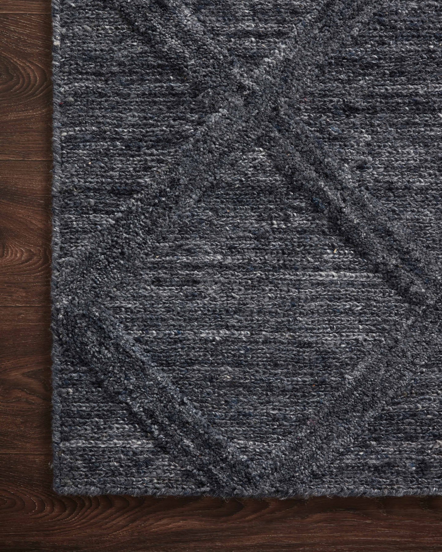 Magnolia Home Hunter HUN-01 Indigo Contemporary Hand Tufted Rug