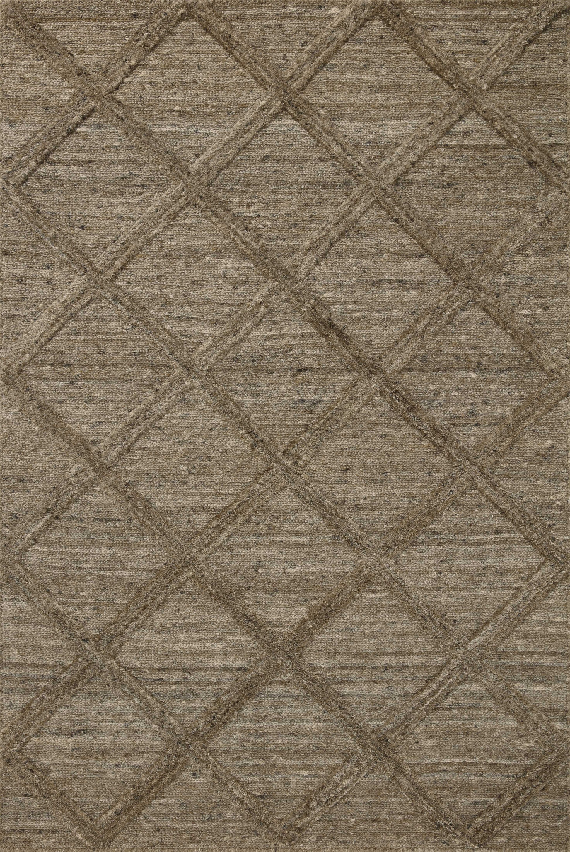 Magnolia Home Hunter HUN-01 Khaki Contemporary Hand Tufted Rug