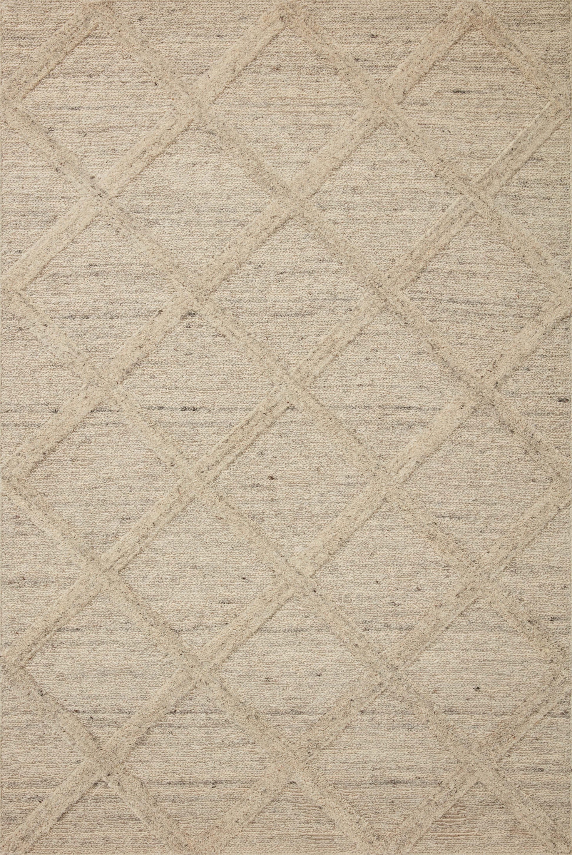 Magnolia Home Hunter HUN-01 Oatmeal Contemporary Hand Tufted Rug