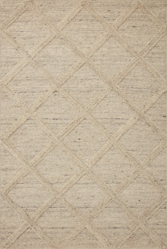 Magnolia Home Hunter HUN-01 Oatmeal Contemporary Hand Tufted Rug