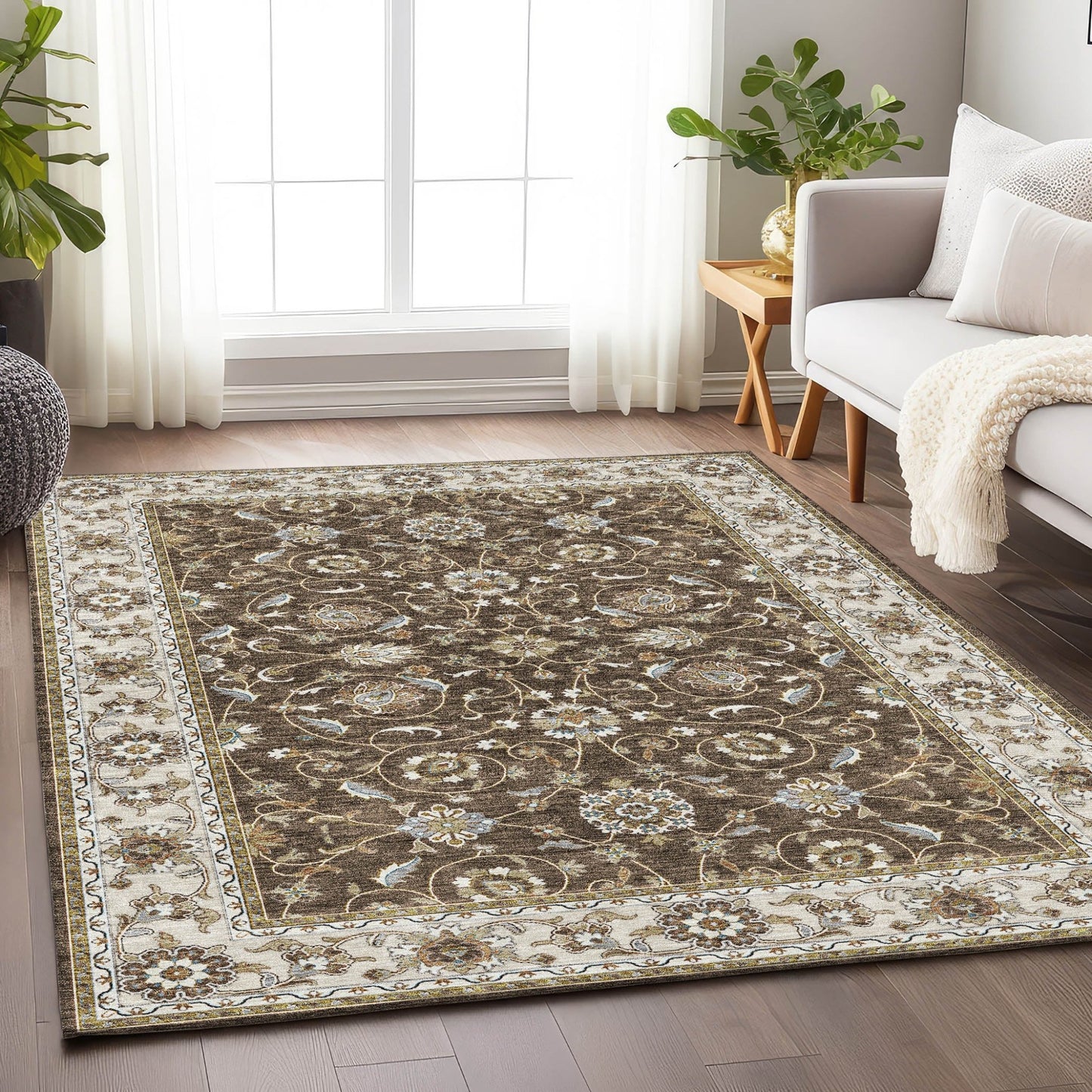 Dalyn Rugs Hatay HY1 Chocolate Traditional Rug - Rugs - Dalyn Rugs - Atlanta Designer Rugs