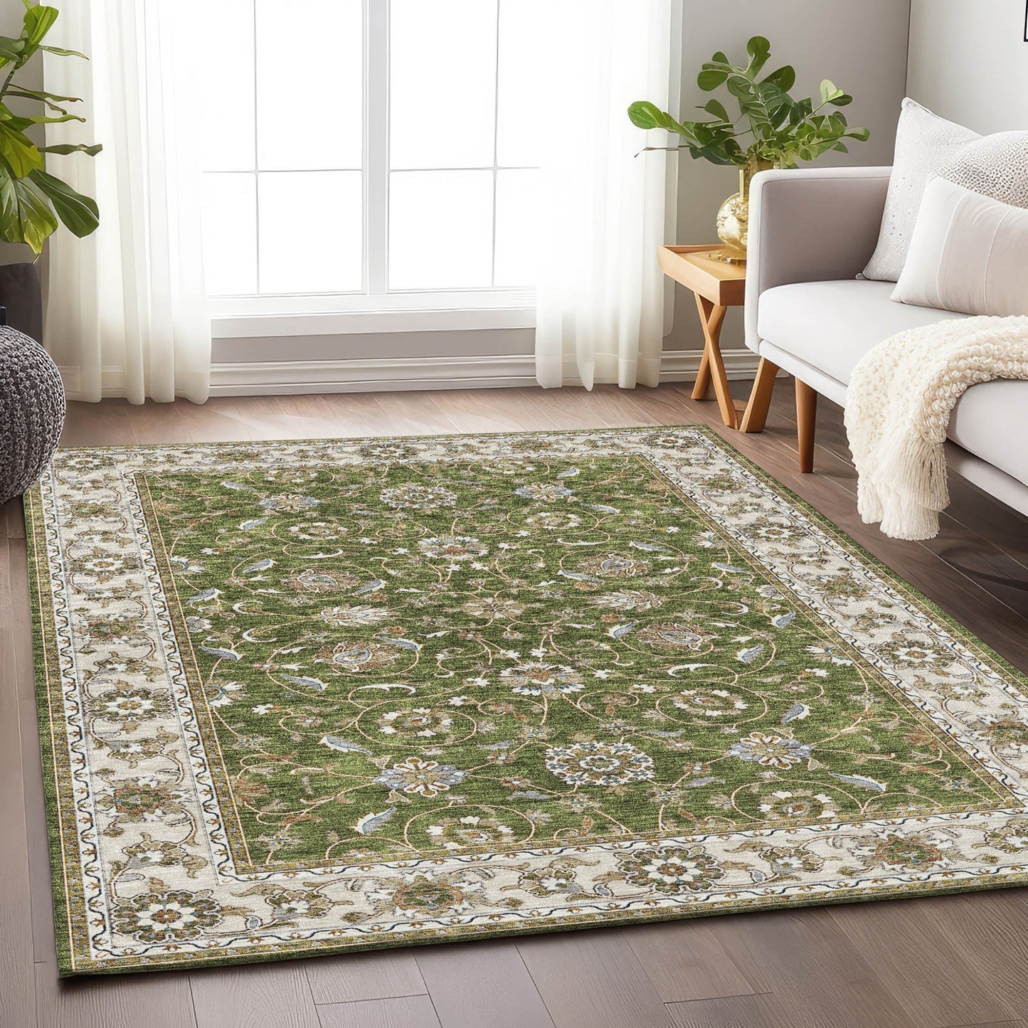 Dalyn Rugs Hatay HY1 Olive Traditional Rug - Rugs - Dalyn Rugs - Atlanta Designer Rugs