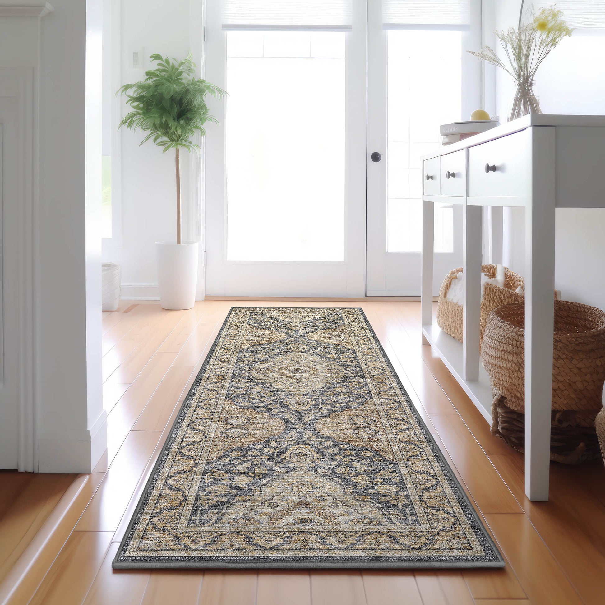 Dalyn Rugs Hatay HY3 Charcoal Traditional Rug - Rugs - Dalyn Rugs - Atlanta Designer Rugs