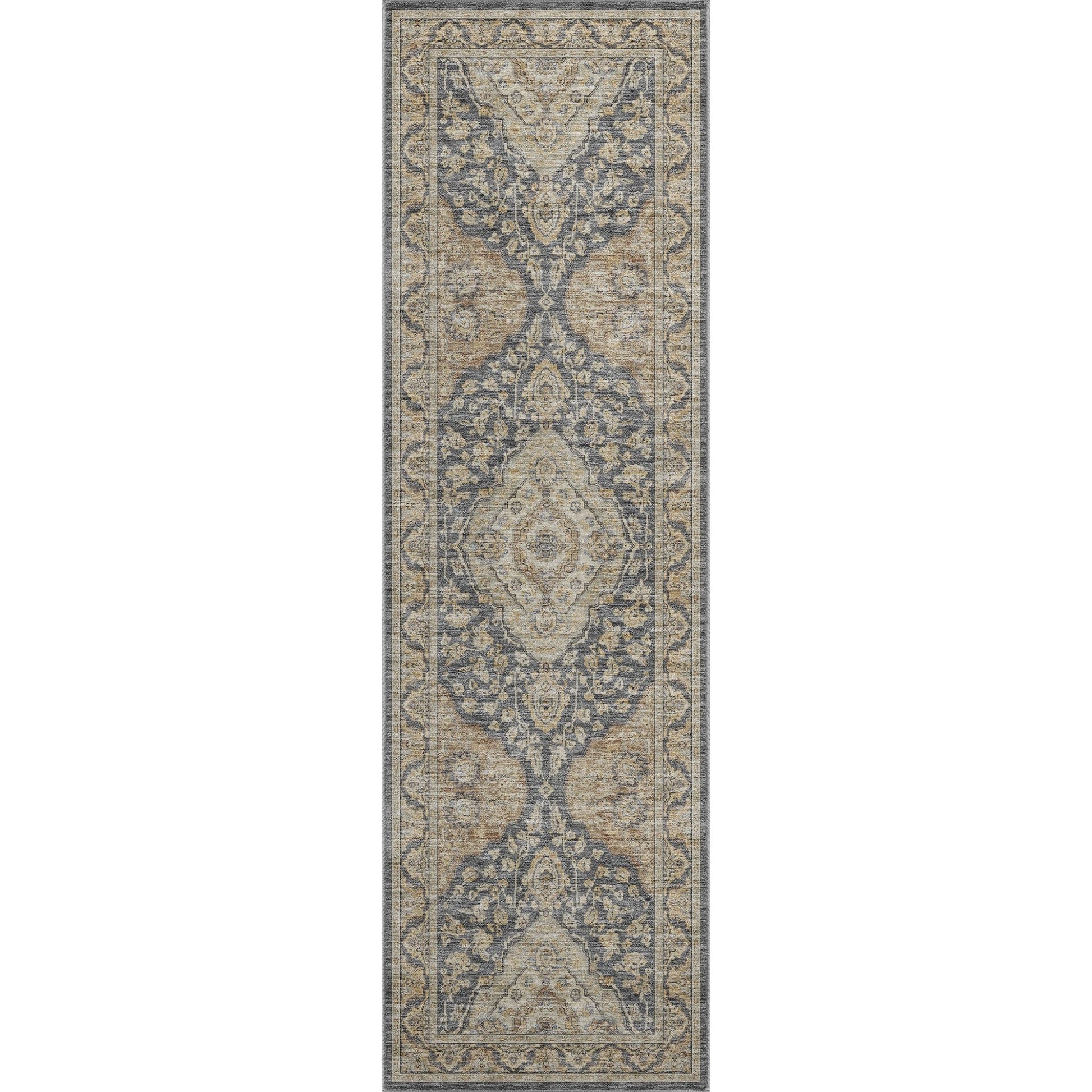 Dalyn Rugs Hatay HY3 Charcoal Traditional Rug - Rugs - Dalyn Rugs - Atlanta Designer Rugs