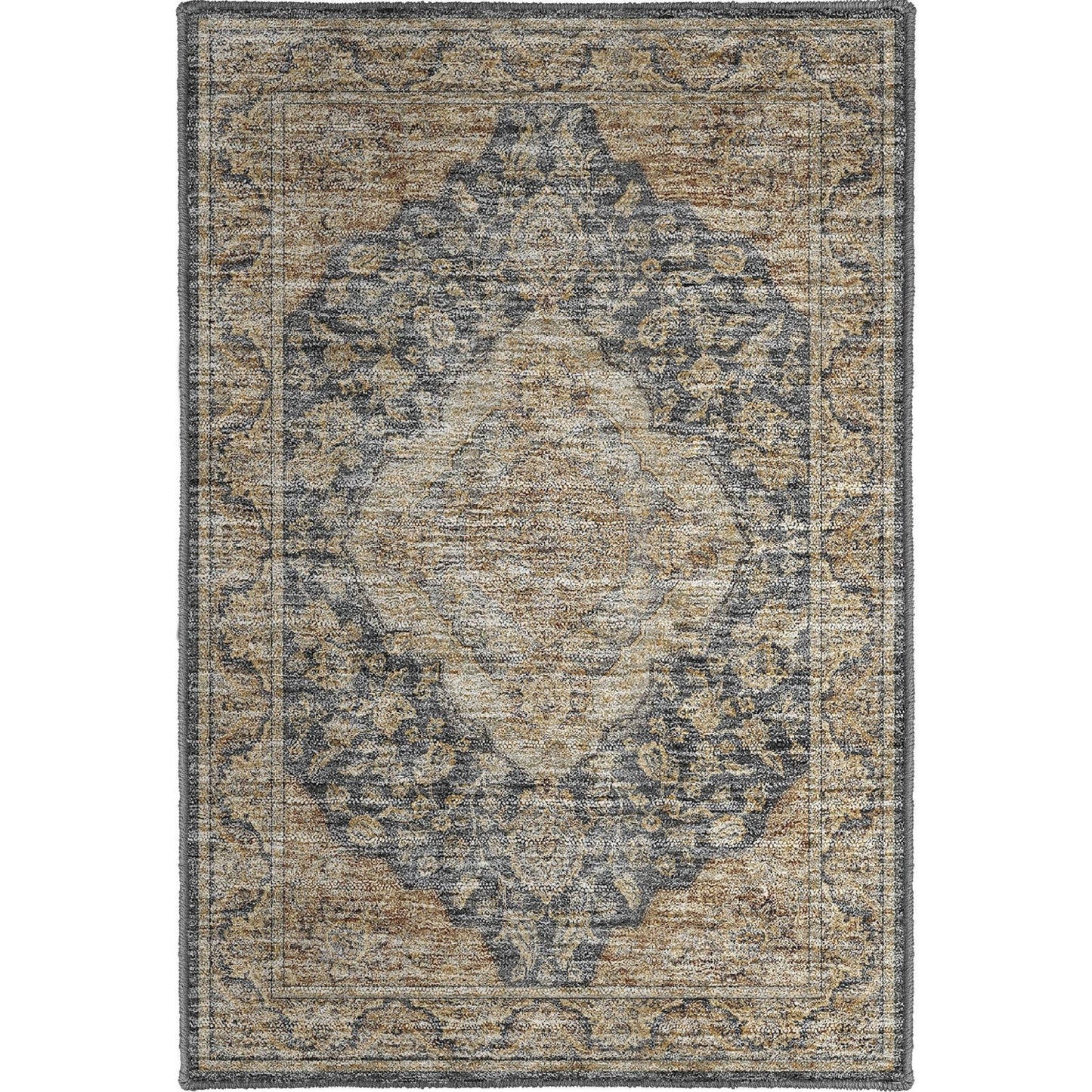 Dalyn Rugs Hatay HY3 Charcoal Traditional Rug - Rugs - Dalyn Rugs - Atlanta Designer Rugs