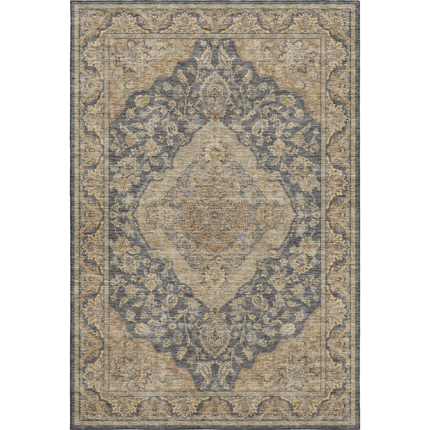 Dalyn Rugs Hatay HY3 Charcoal Traditional Rug - Rugs - Dalyn Rugs - Atlanta Designer Rugs