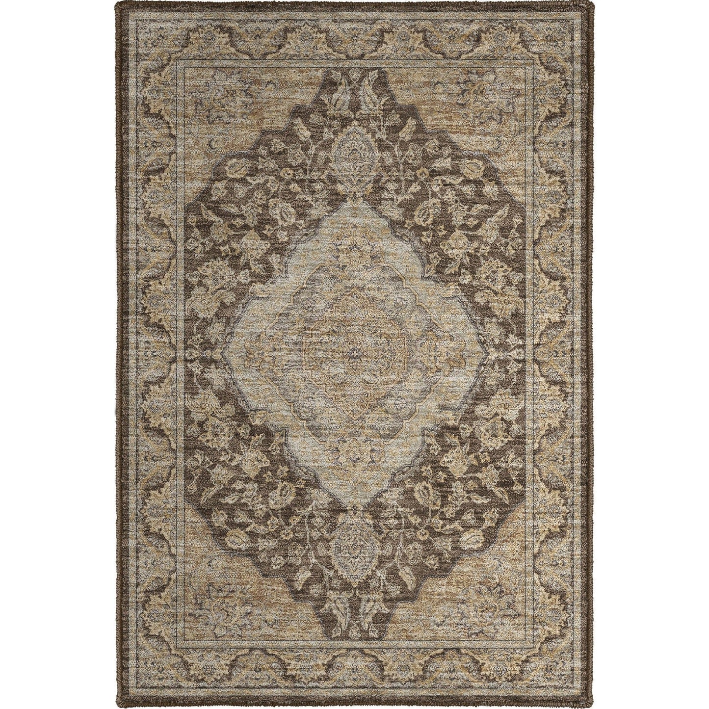 Dalyn Rugs Hatay HY3 Chocolate Traditional Rug - Rugs - Dalyn Rugs - Atlanta Designer Rugs