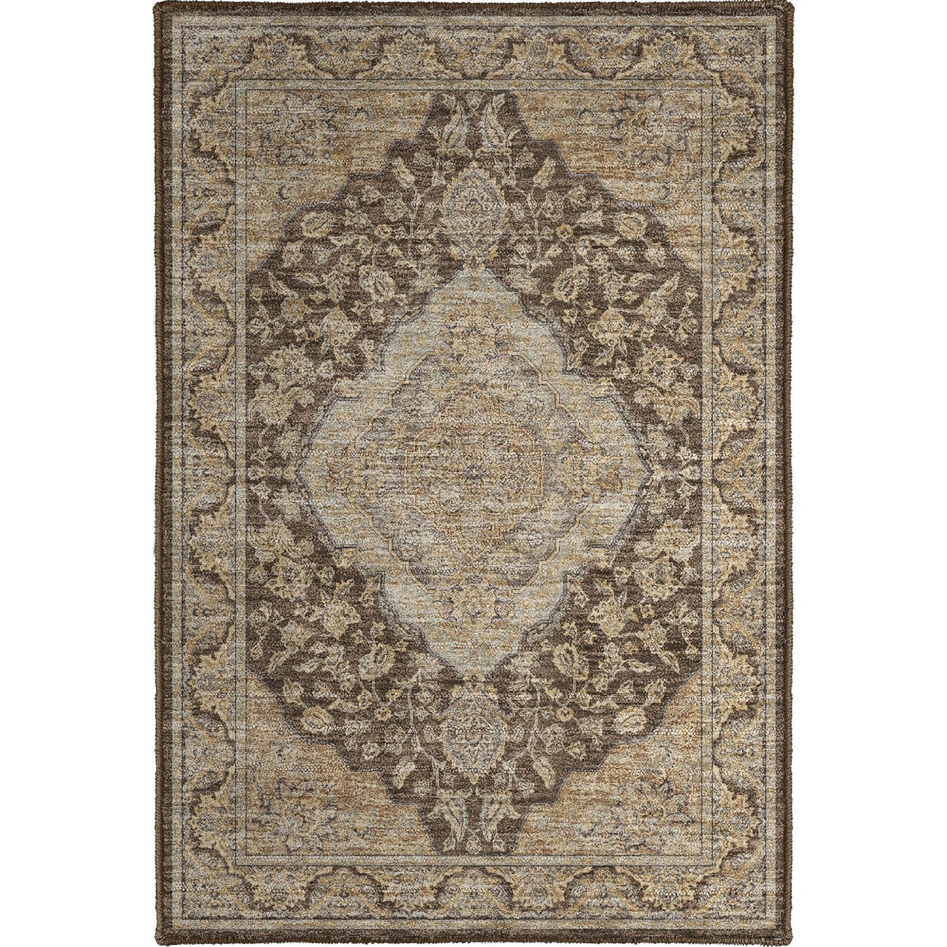 Dalyn Rugs Hatay HY3 Chocolate Traditional Rug - Rugs - Dalyn Rugs - Atlanta Designer Rugs