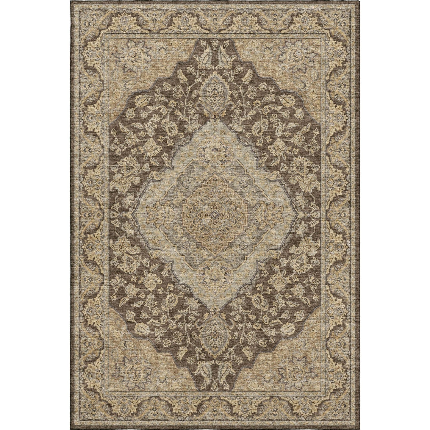 Dalyn Rugs Hatay HY3 Chocolate Traditional Rug - Rugs - Dalyn Rugs - Atlanta Designer Rugs