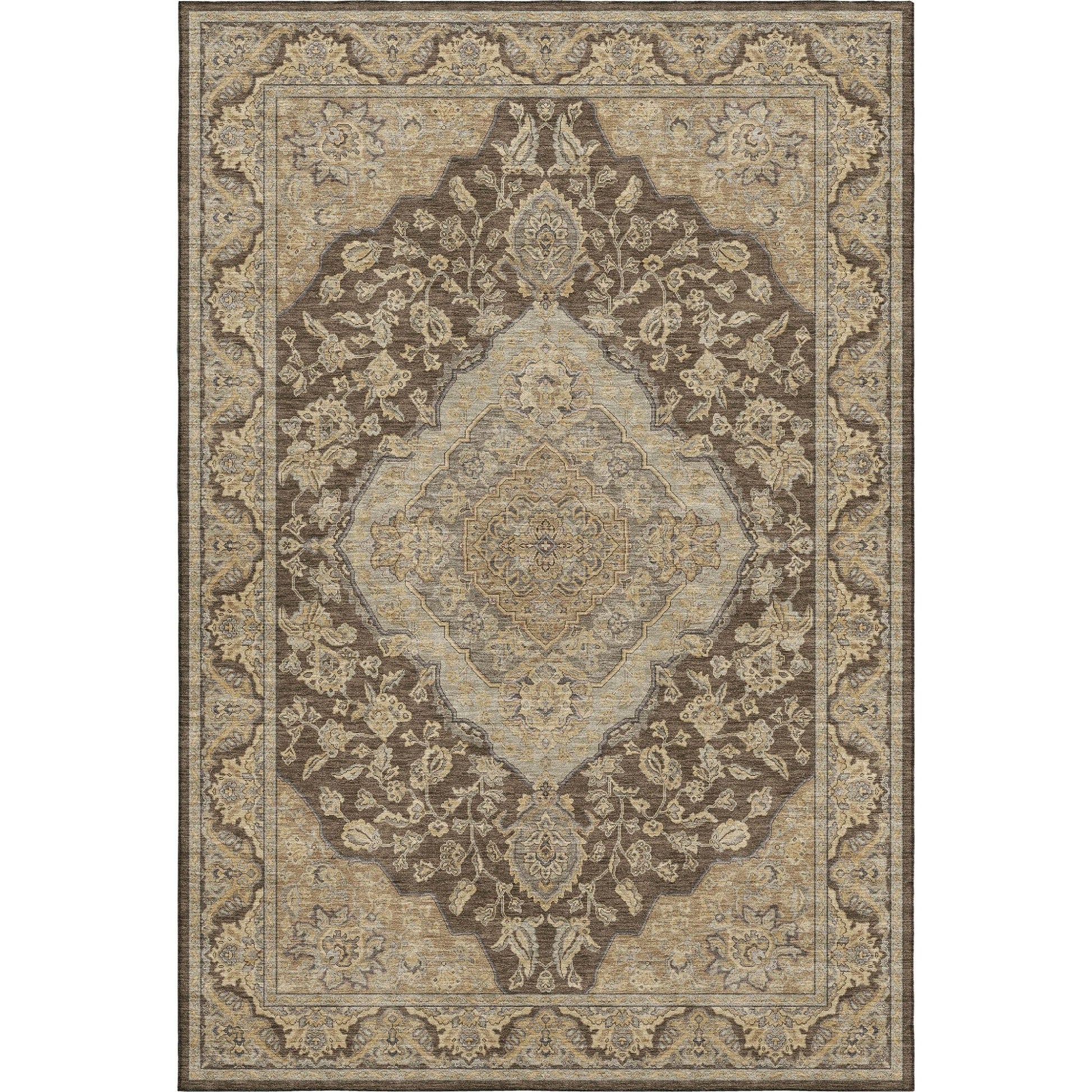 Dalyn Rugs Hatay HY3 Chocolate Traditional Rug - Rugs - Dalyn Rugs - Atlanta Designer Rugs