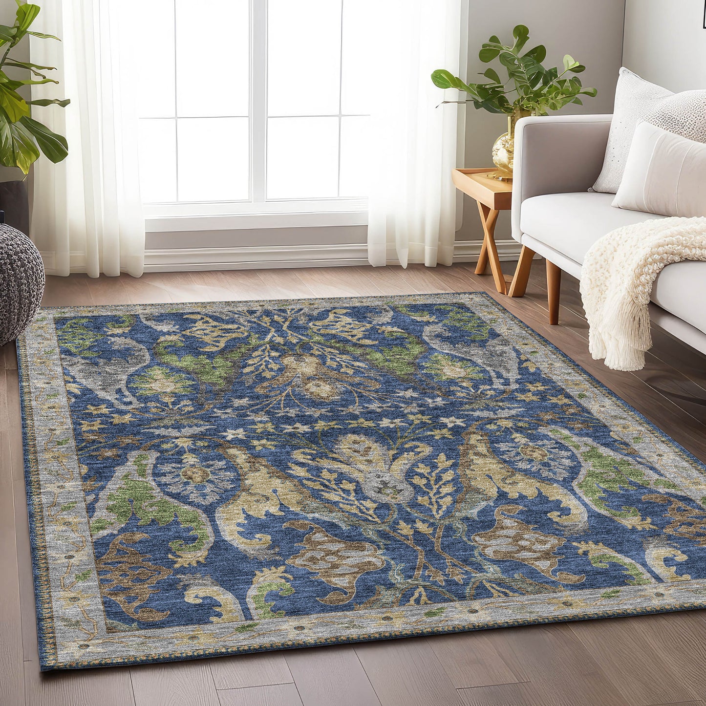 Dalyn Rugs Hatay HY6 Navy  Traditional  Rug