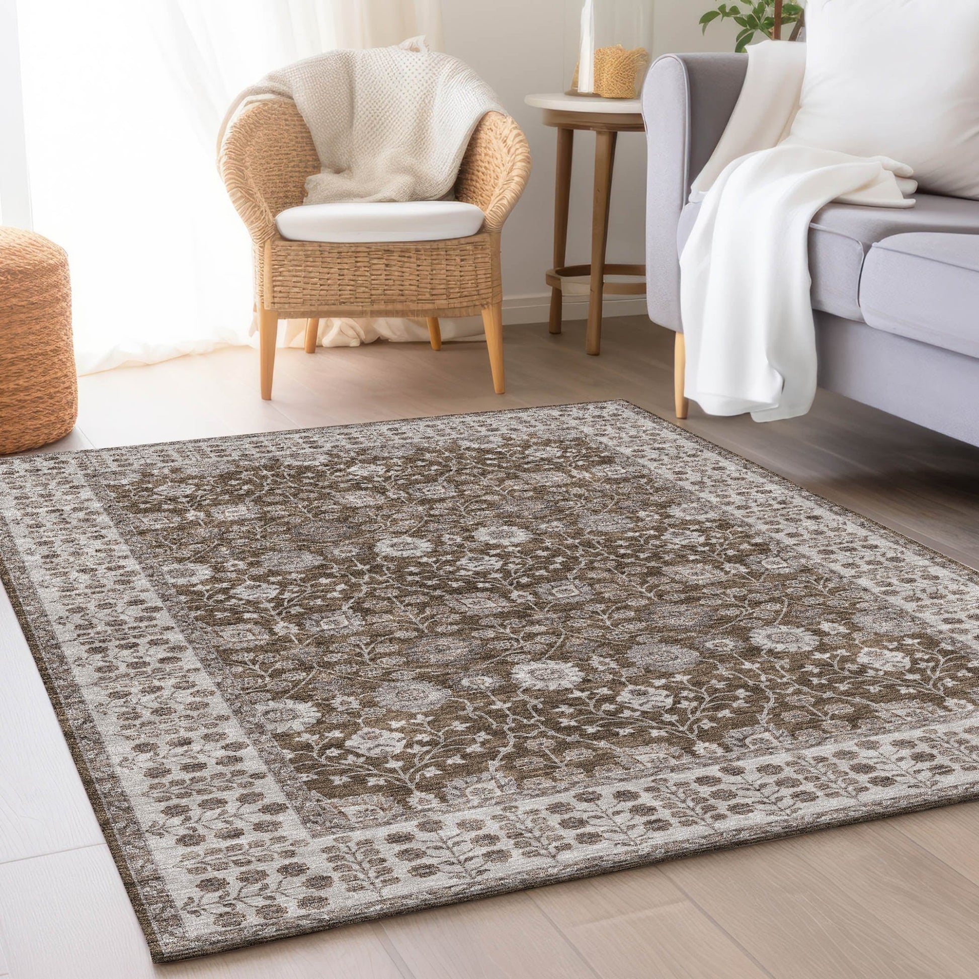 Dalyn Rugs Hatay HY8 Chocolate Traditional Rug - Rugs - Dalyn Rugs - Atlanta Designer Rugs