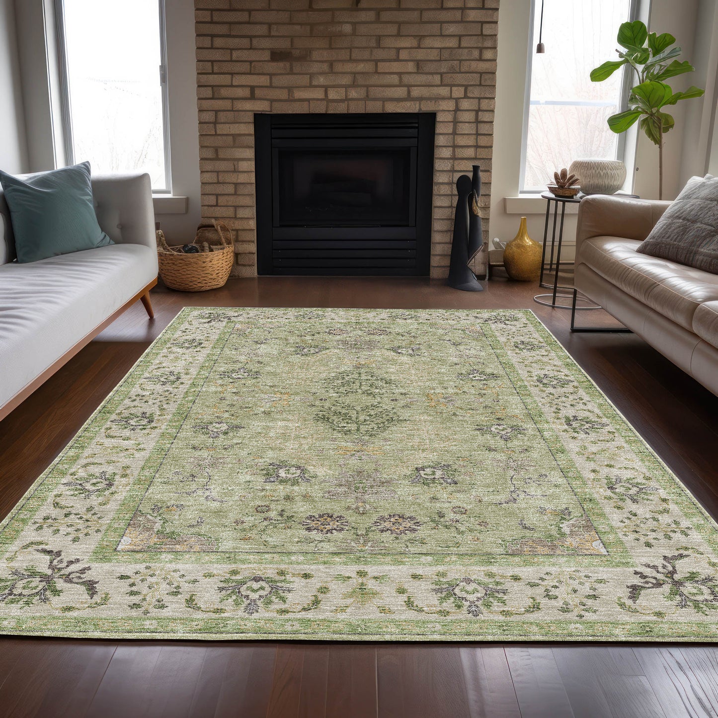 Dalyn Rugs Hatay HY9 Aloe  Traditional  Rug