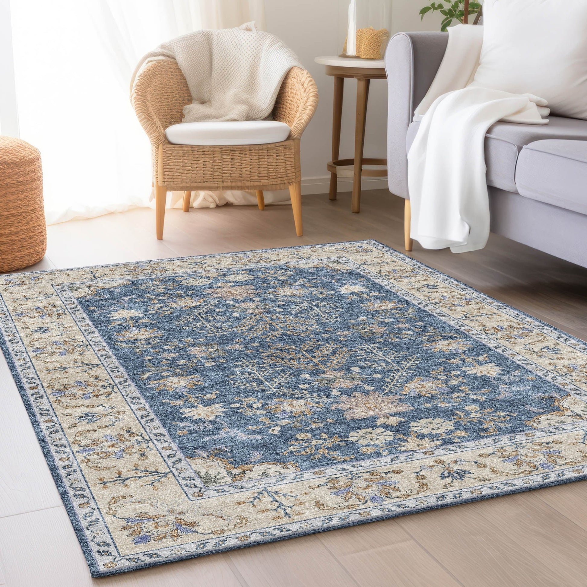 Dalyn Rugs Hatay HY9 Blue Traditional Rug - Rugs - Dalyn Rugs - Atlanta Designer Rugs