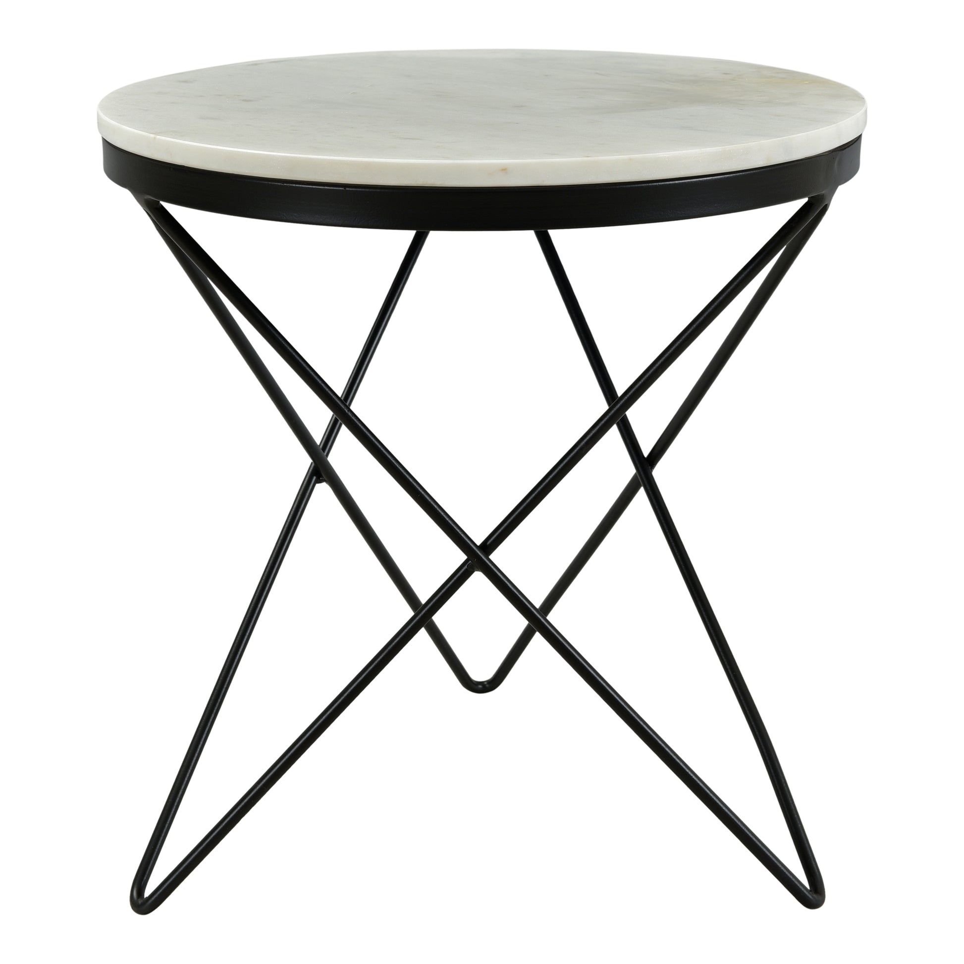 Moes Home Side Table Haley Black Contemporary Furniture