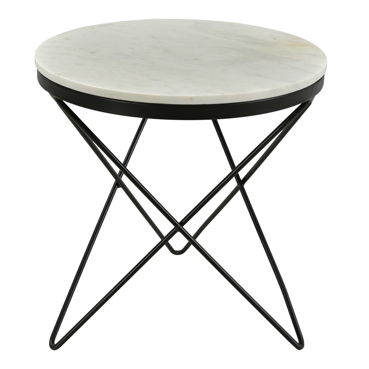 Moes Home Side Table Haley Black Contemporary Furniture